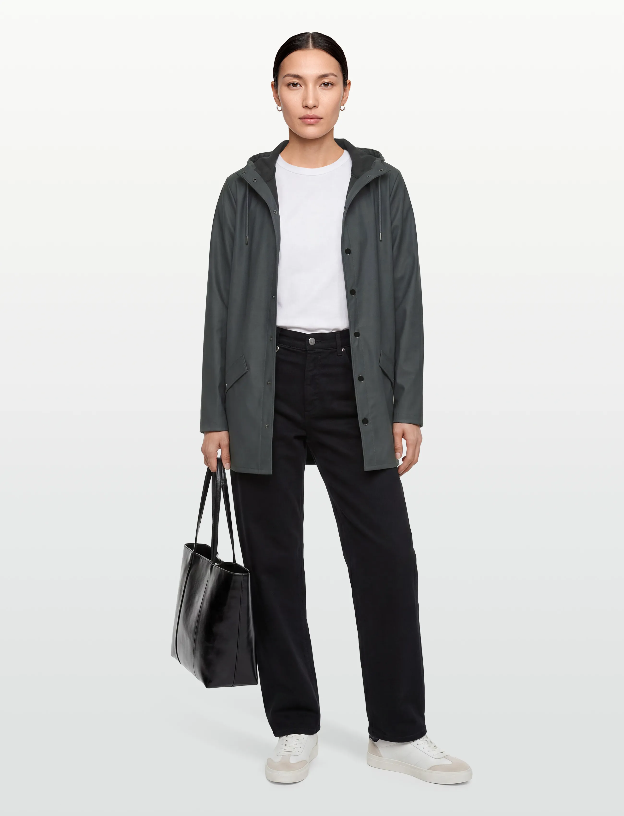 Rains Jacket W3, XS, Rainwear, Grau - Rain Coats, Frauen