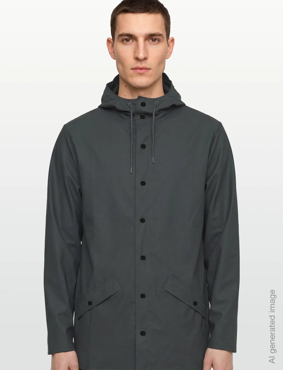 Rains - Jacket W3 - regenmäntel - dark grey - 3