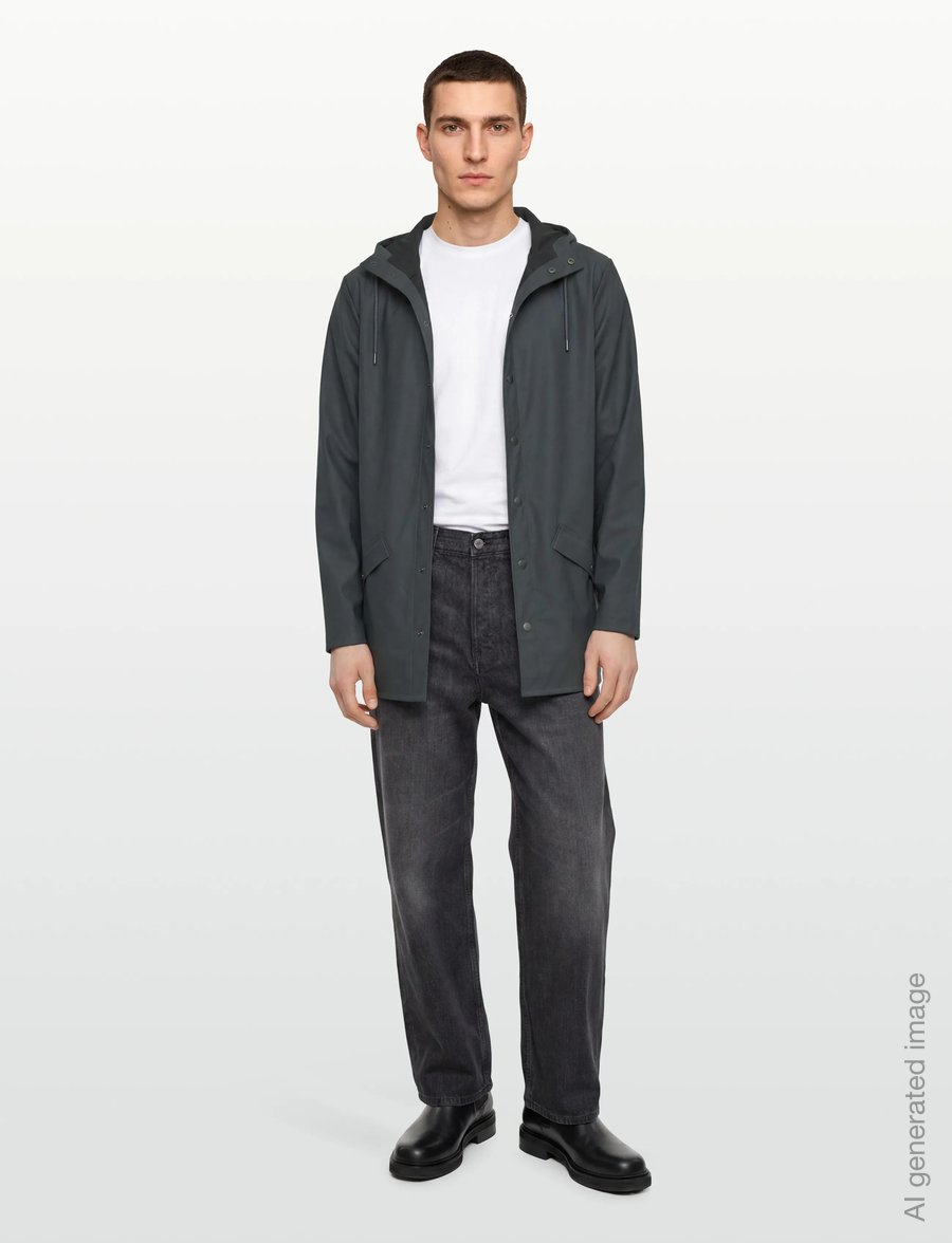 Rains - Jacket W3 - regenmäntel - dark grey - 4