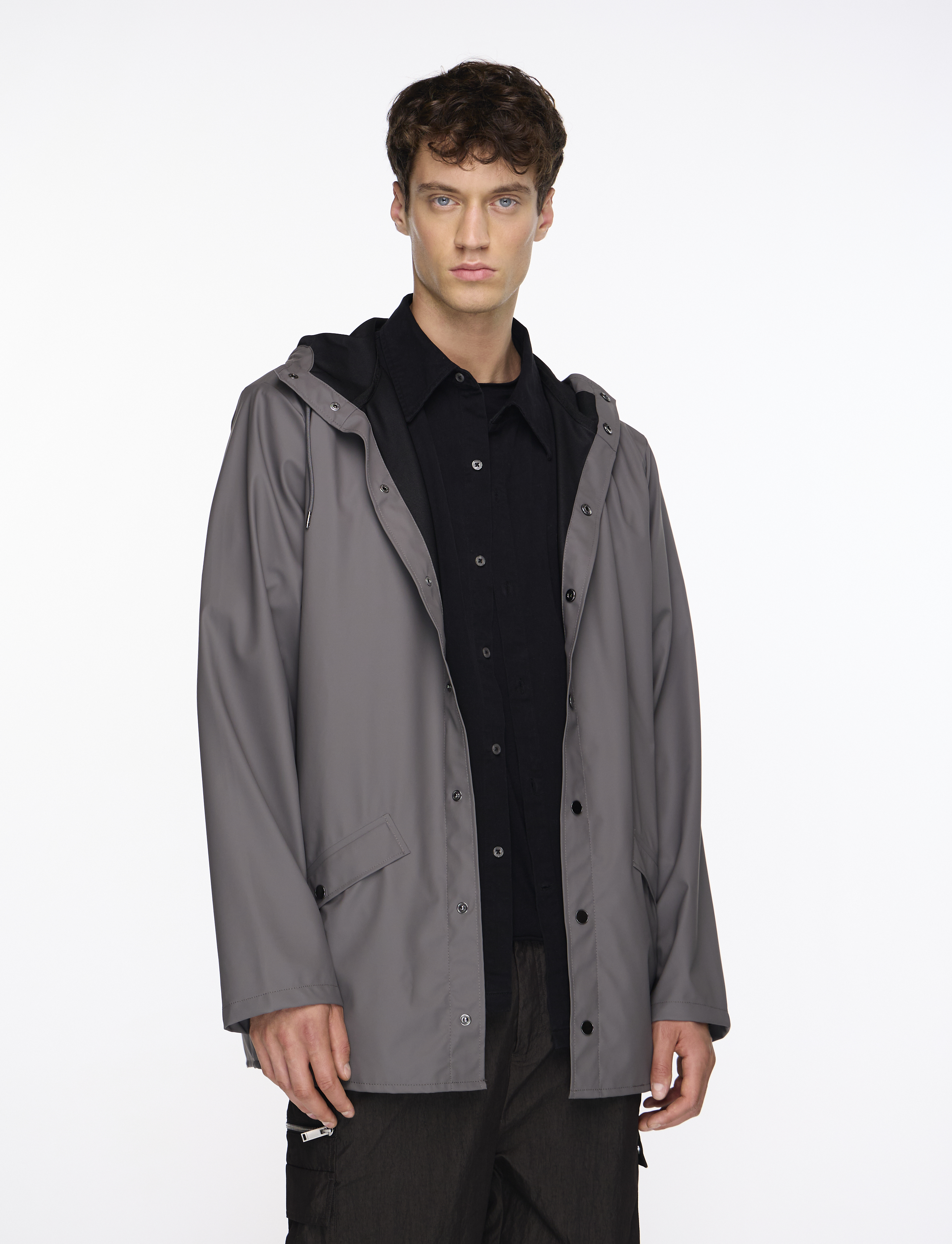 Rains Jacket W3 - Transitional Layering - GREY / grey