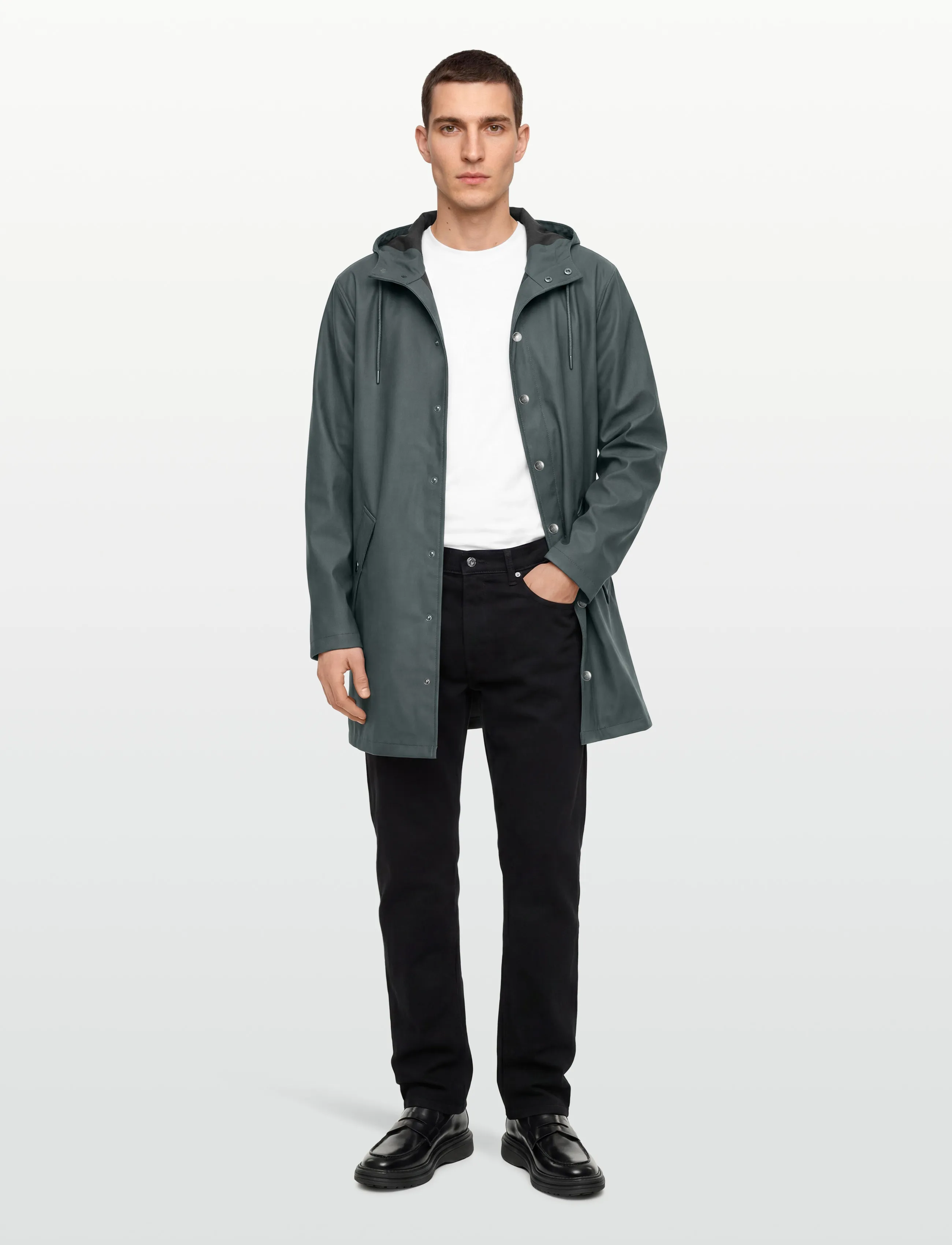 Rains Jacket W3, M, Rainwear, Grün - Rain Coats, Frauen