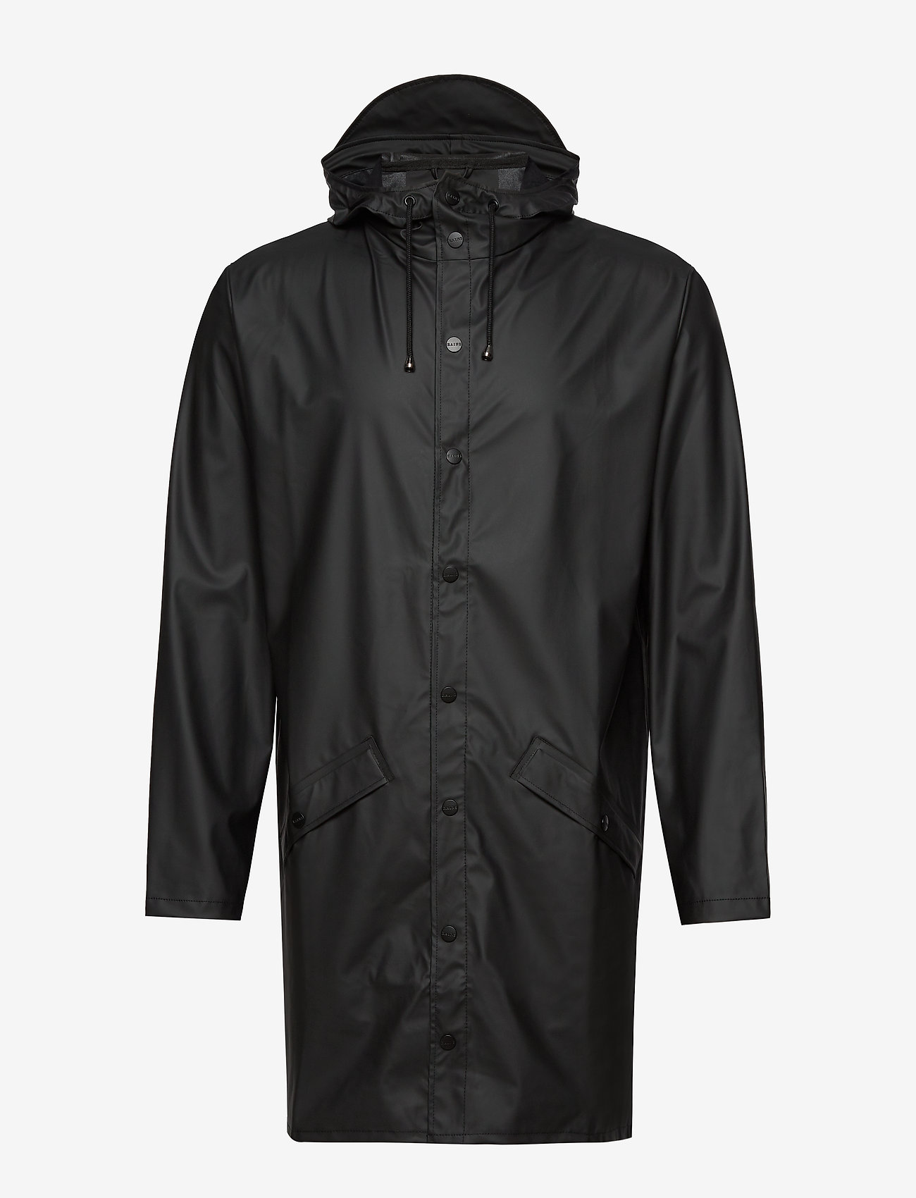 Rains - Long Jacket W3 - regenmäntel - 01 black - 2