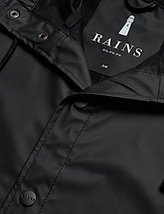 Rains - Long Jacket - regnjakker - 01 black - 5