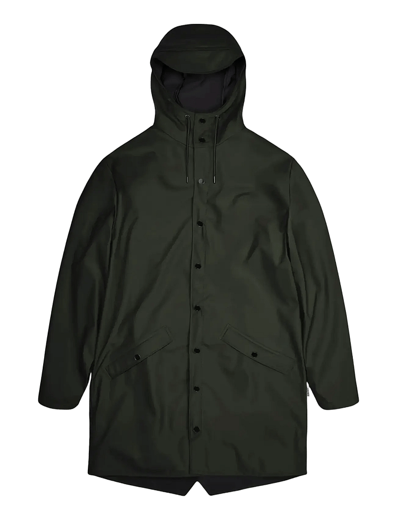 Rains - Long Jacket W3 - rain jackets - 03 green - 1