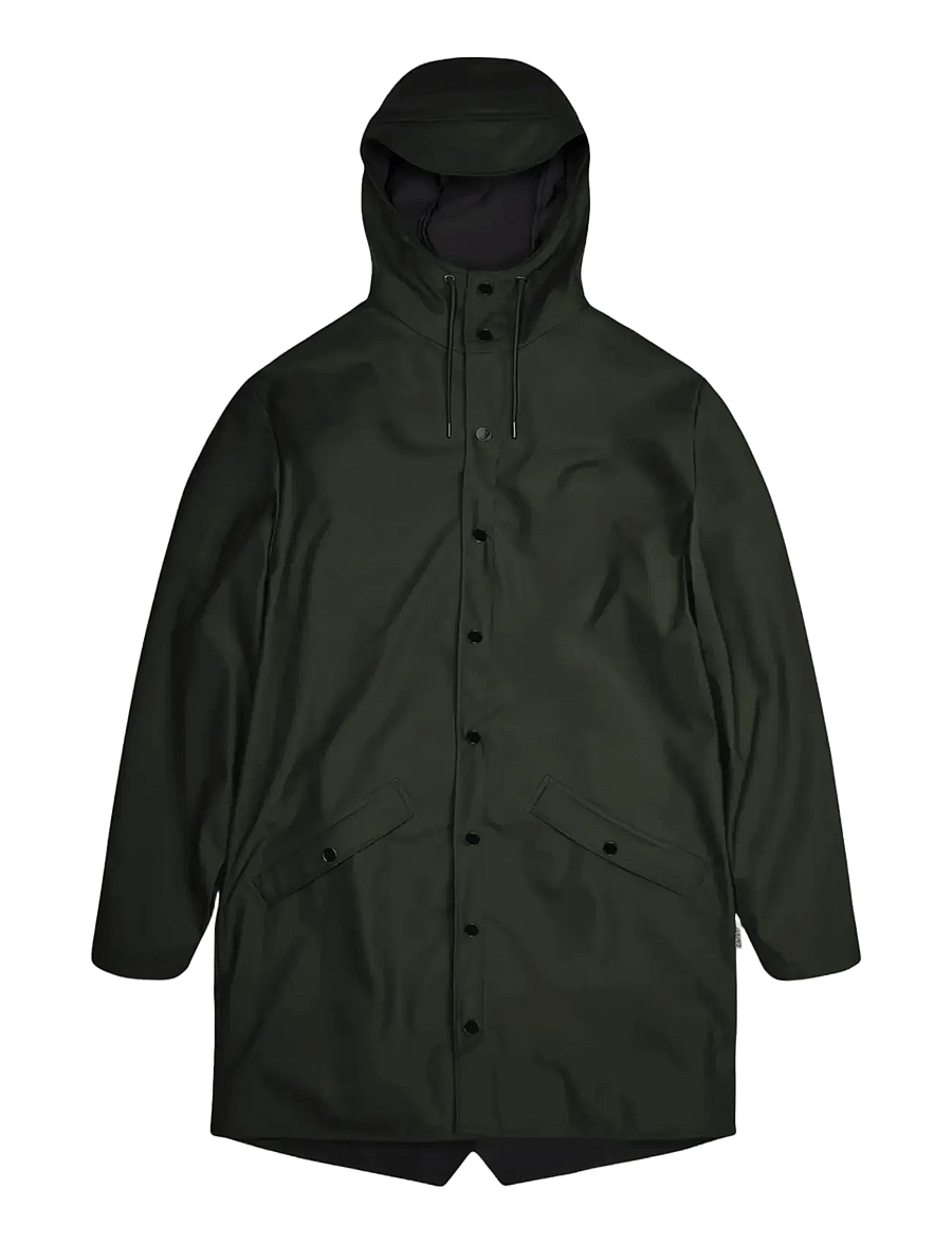 Rains - Long Jacket W3 - vihmamantlid - 03 green - 1