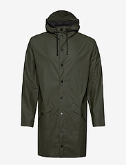 Rains - Long Jacket W3 - regenmäntel - 03 green - 2