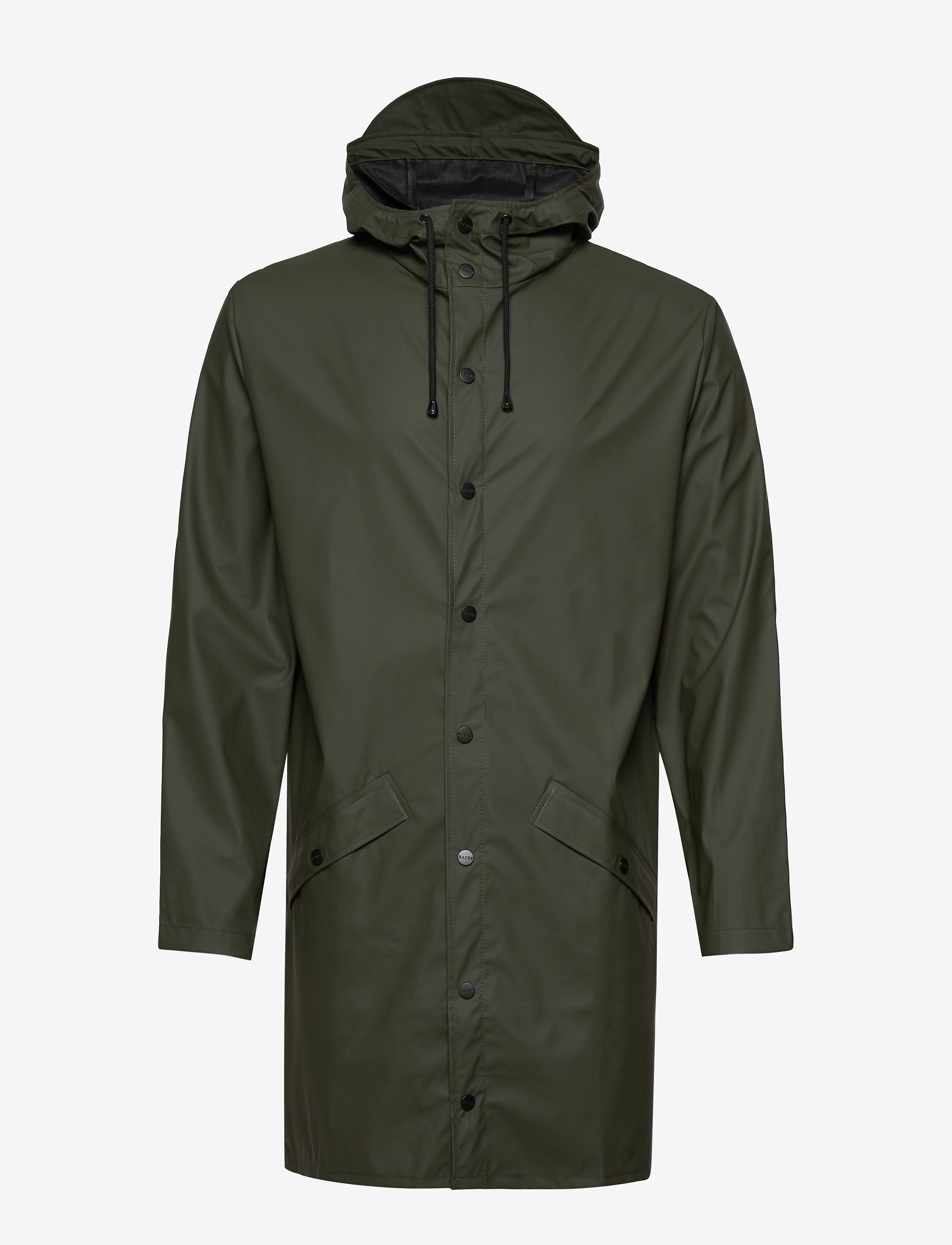 Rains - Long Jacket W3 - rain jackets - 03 green - 2