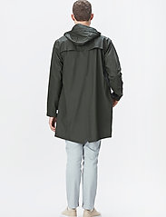 Rains - Long Jacket W3 - kupuj według okazji - 03 green - 4