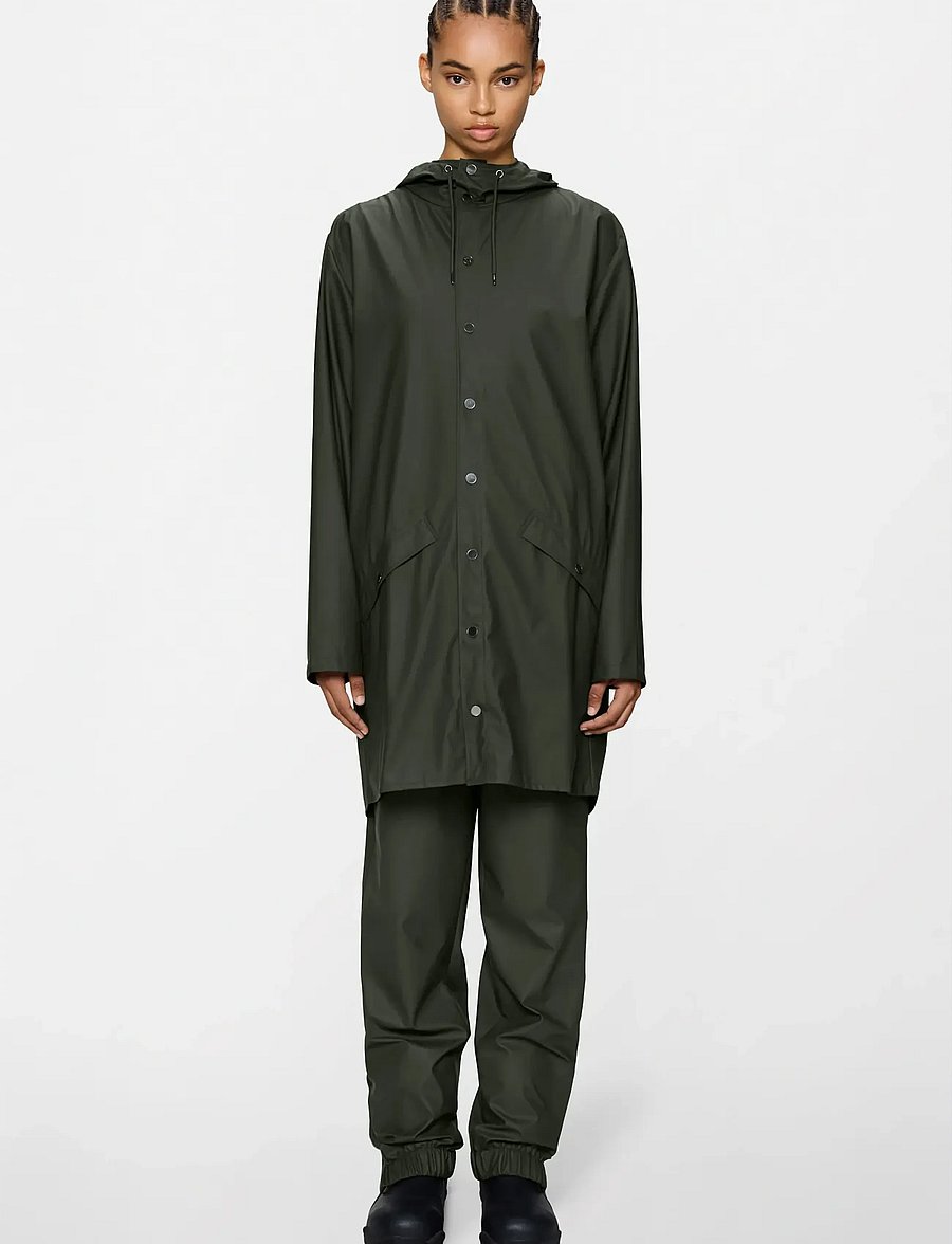 Rains - Long Jacket W3 - regenmäntel - 03 green - 4
