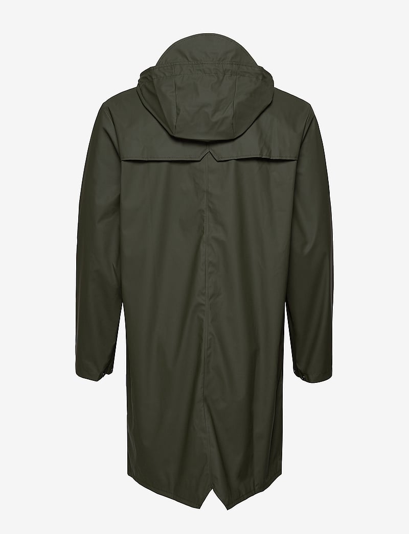 Rains - Long Jacket W3 - rain jackets - 03 green - 3
