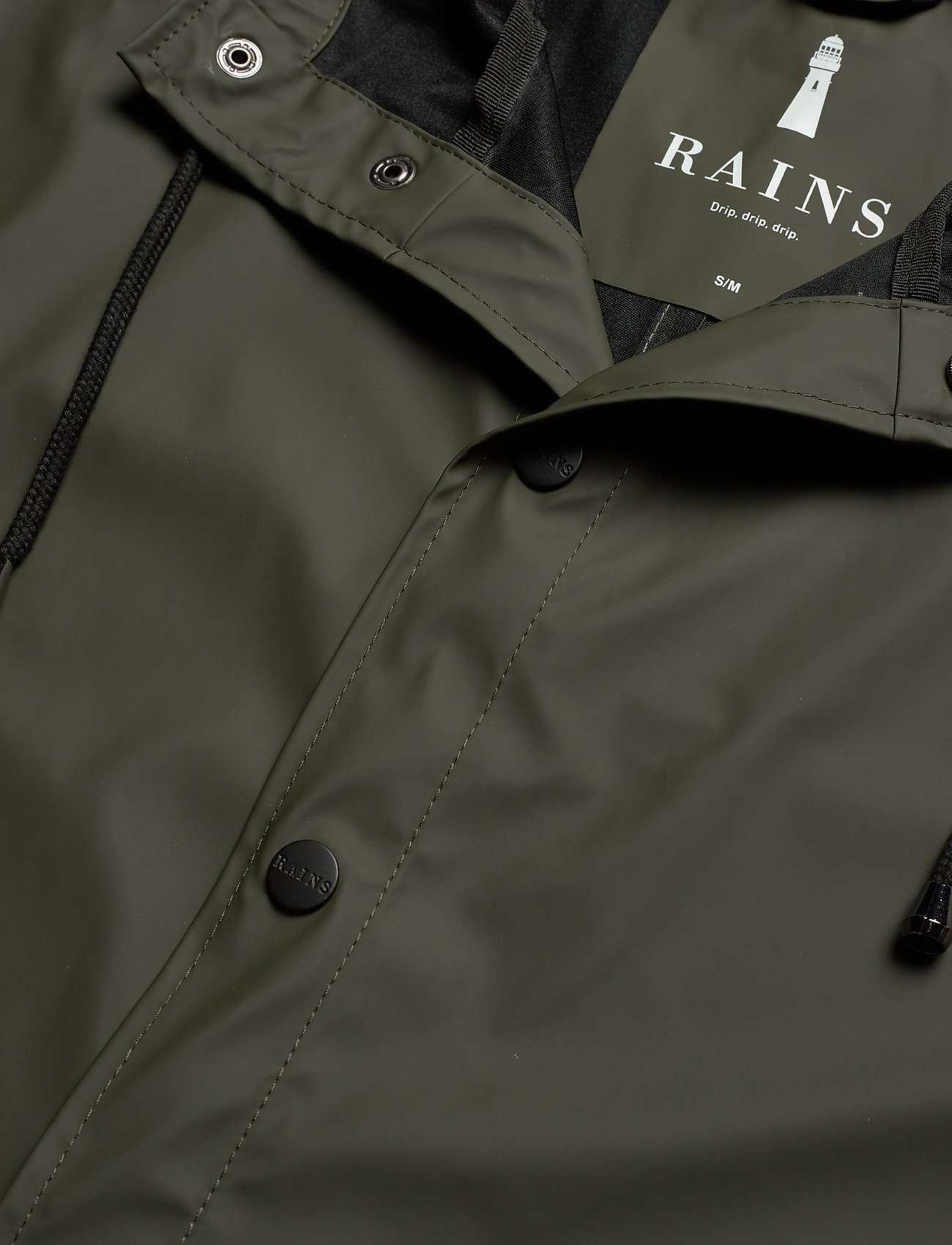 Rains - Long Jacket - regnjakker - 03 green - 5