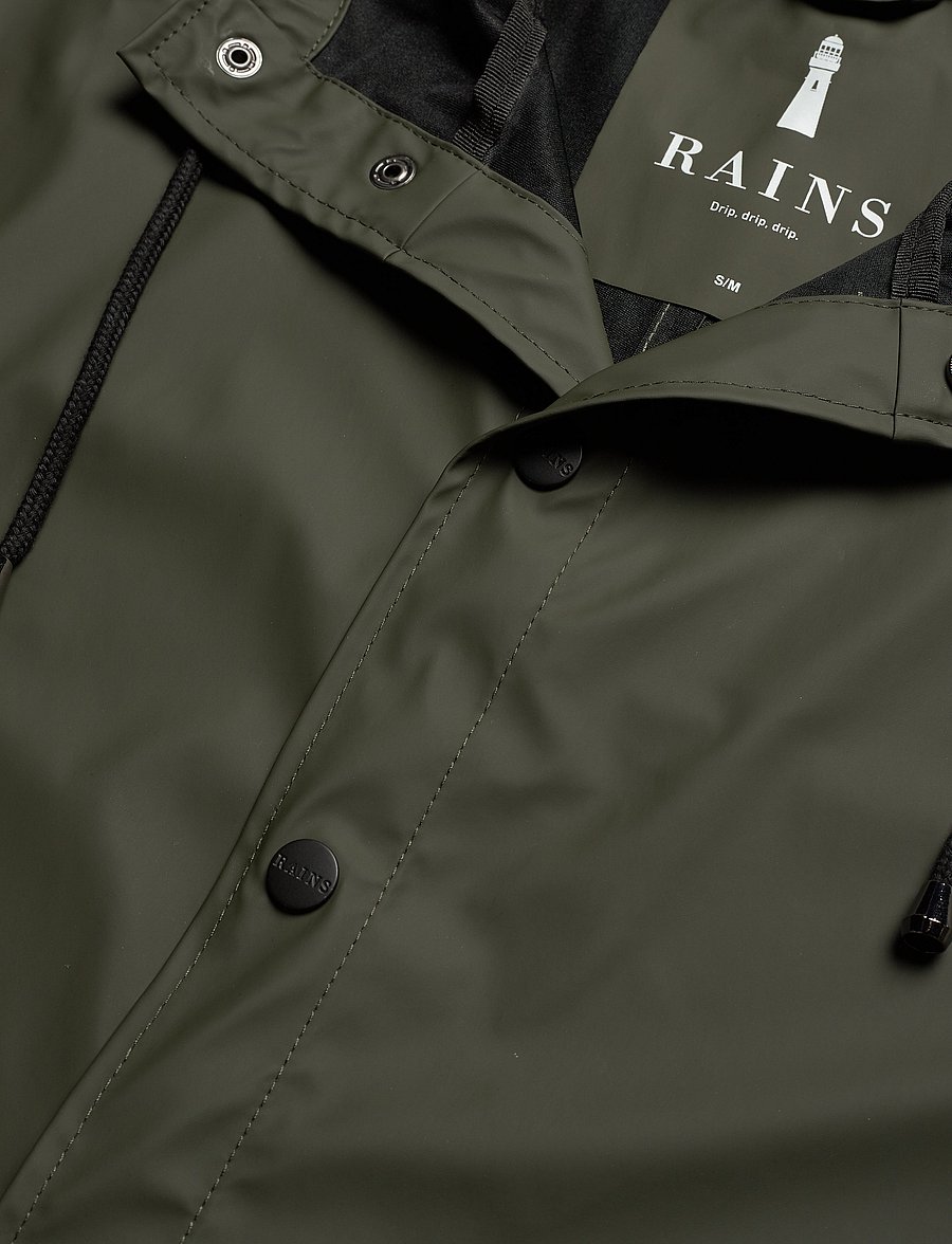 Rains - Long Jacket W3 - vihmamantlid - 03 green - 5