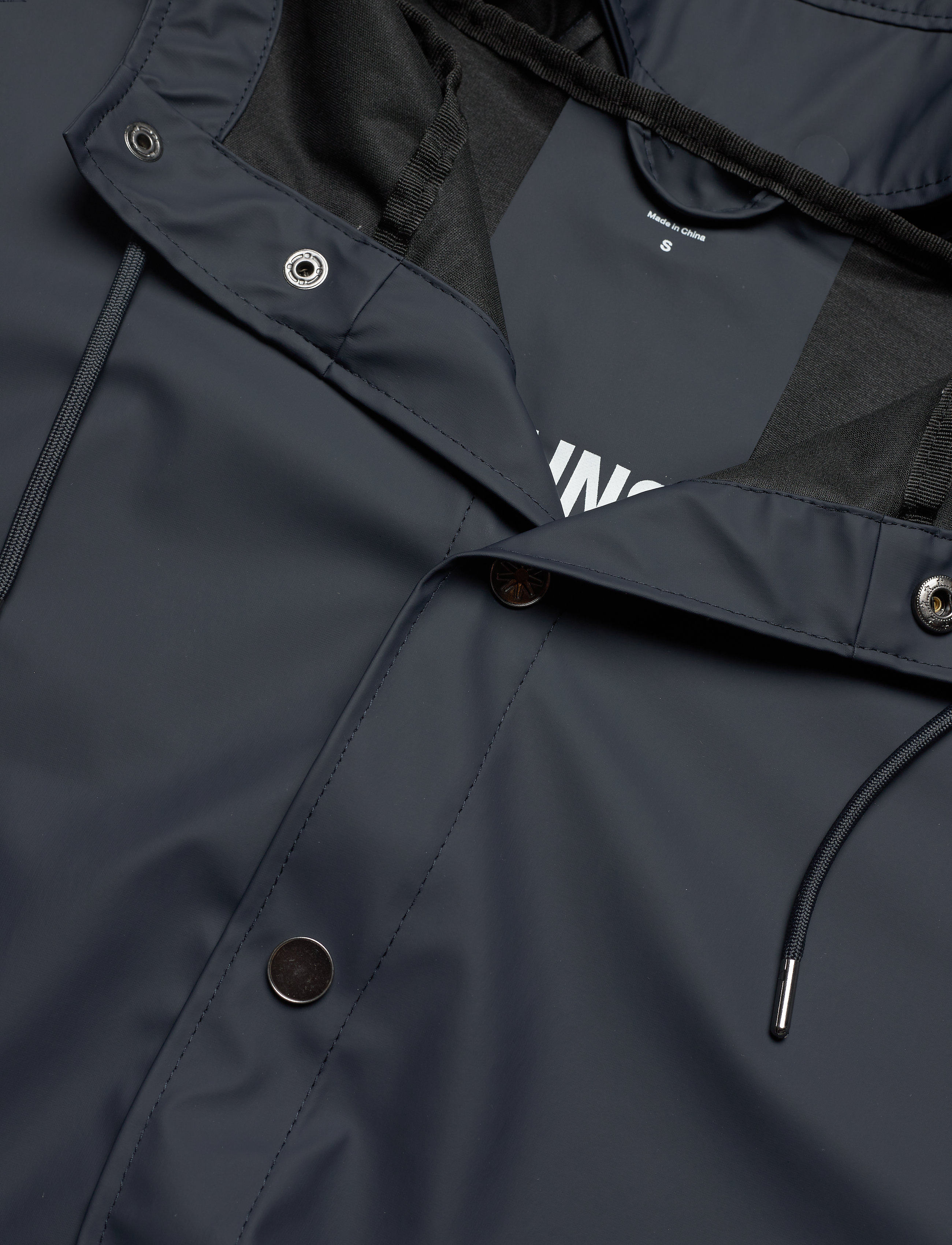 Rains - Long Jacket W3 - lietusmēteļi - 47 navy - 4