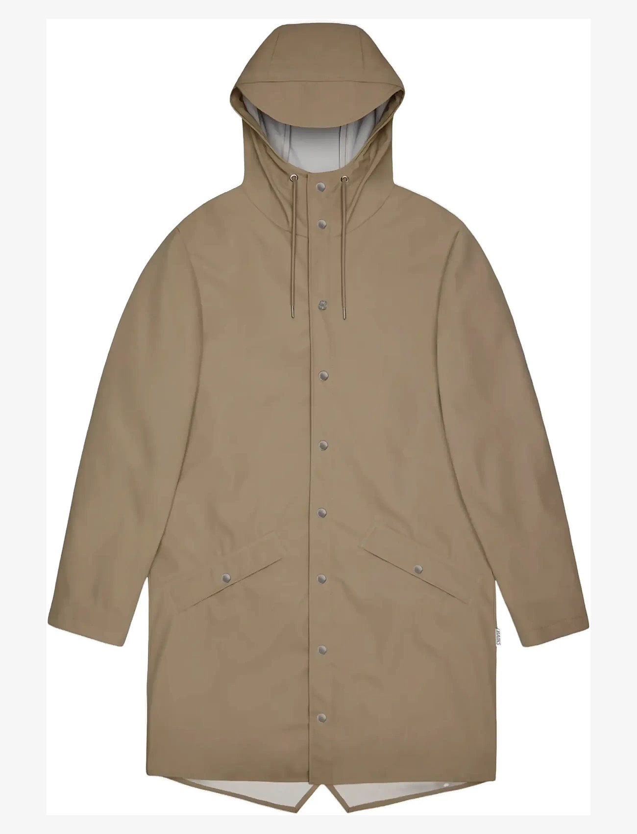 Rains - Long Jacket W3 - regnjackor - beige - 1