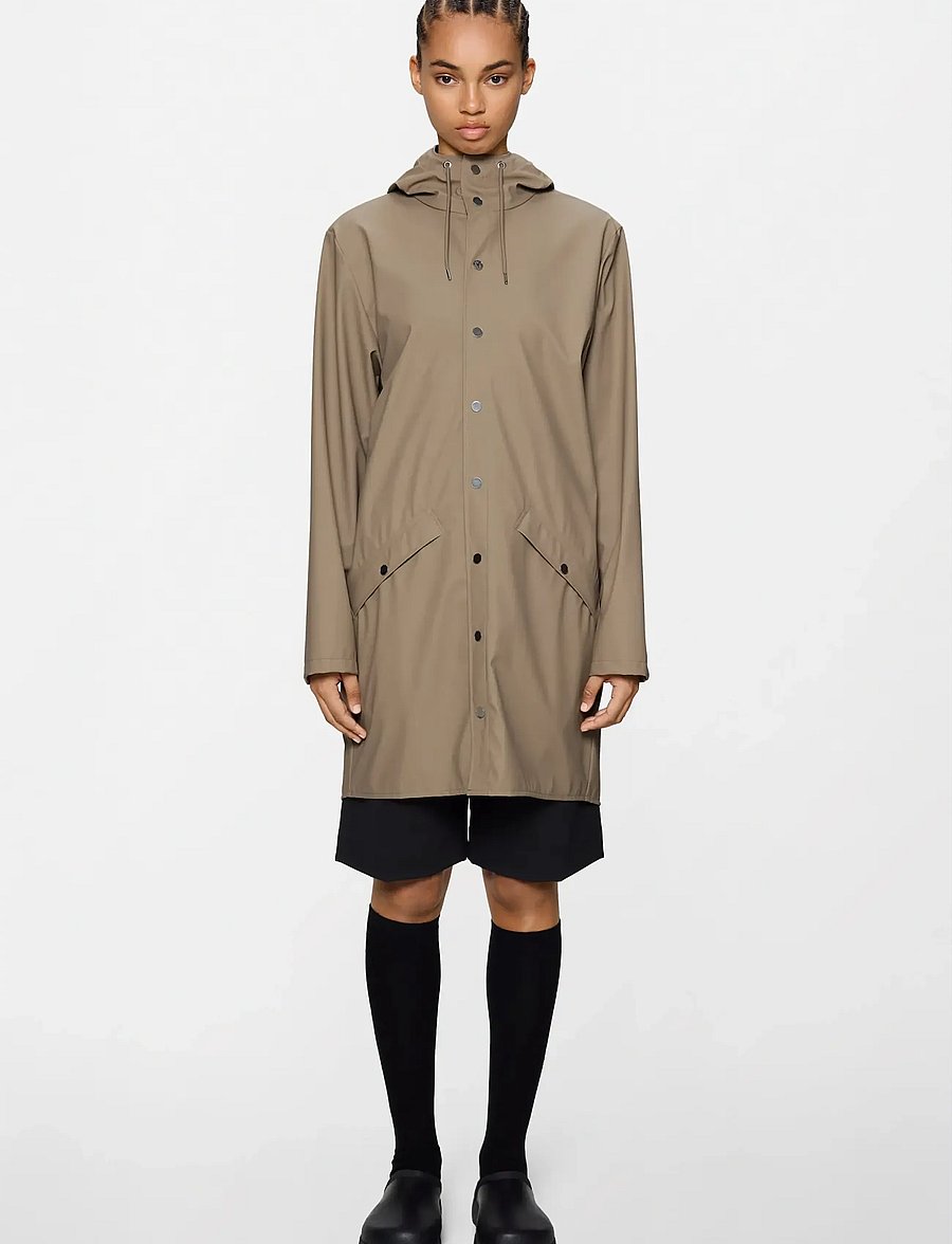 Rains - Long Jacket W3 - regenjassen - beige - 0