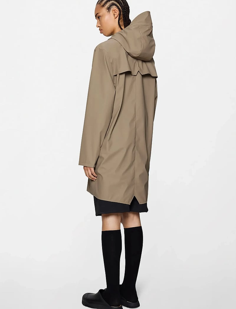 Rains - Long Jacket W3 - regnjackor - beige - 4