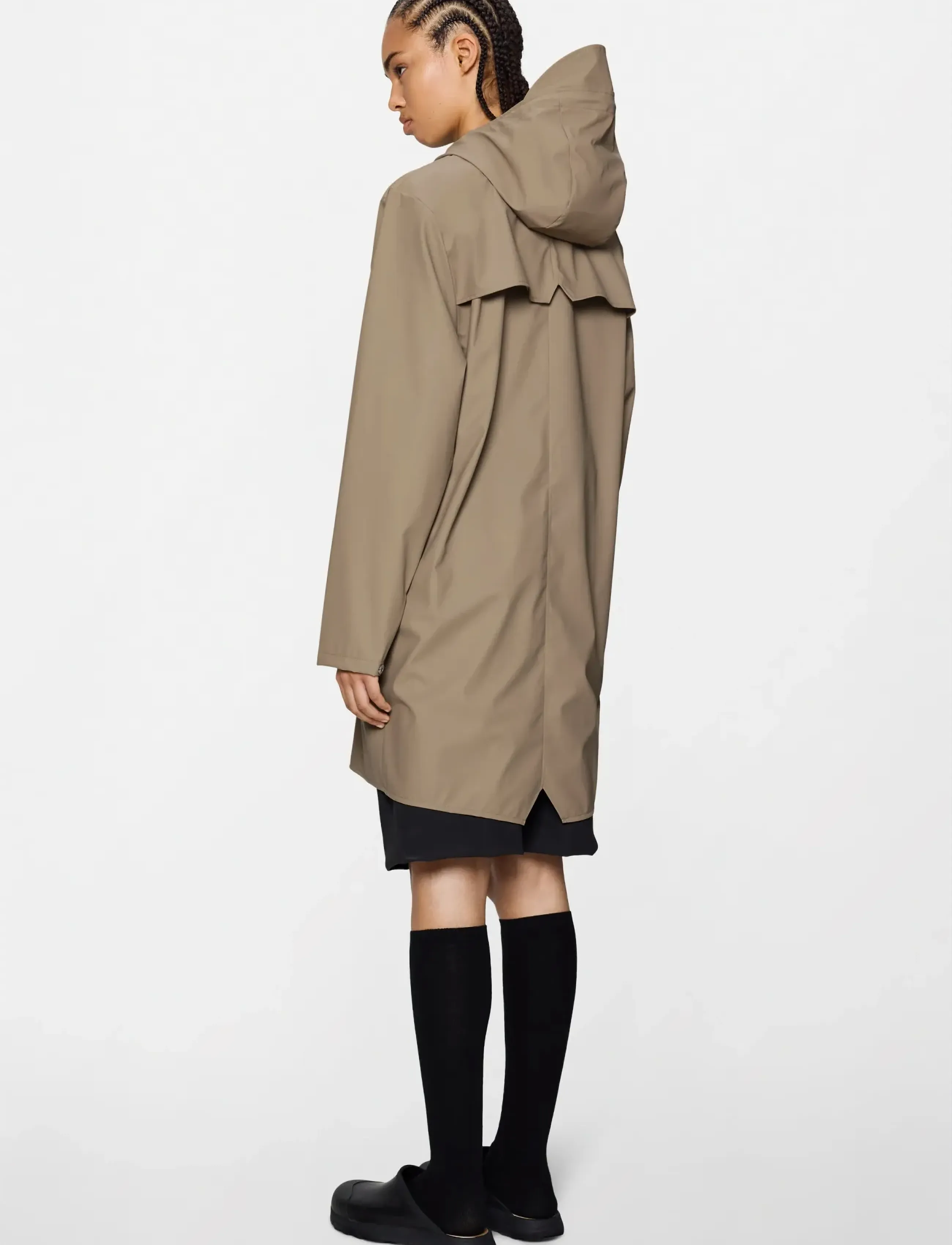 Rains - Long Jacket W3 - regenmäntel - beige - 4