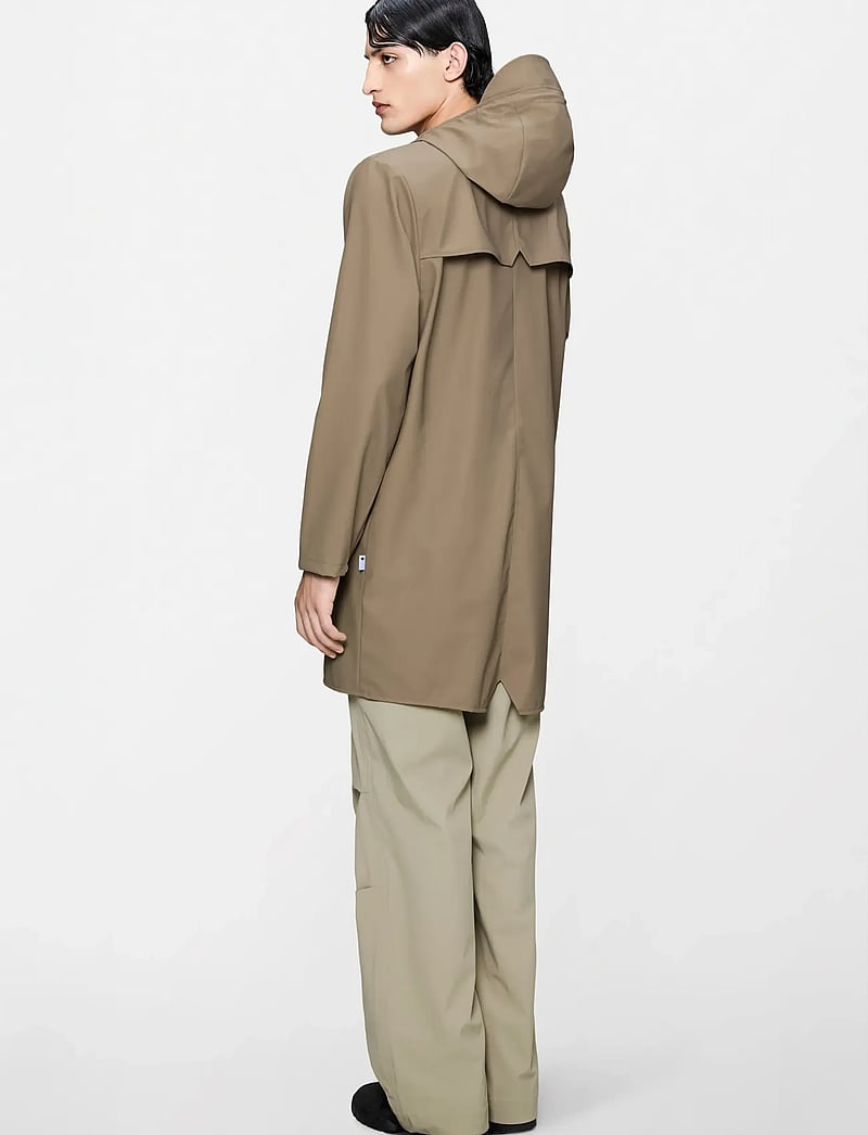Rains - Long Jacket W3 - regnjackor - beige - 5