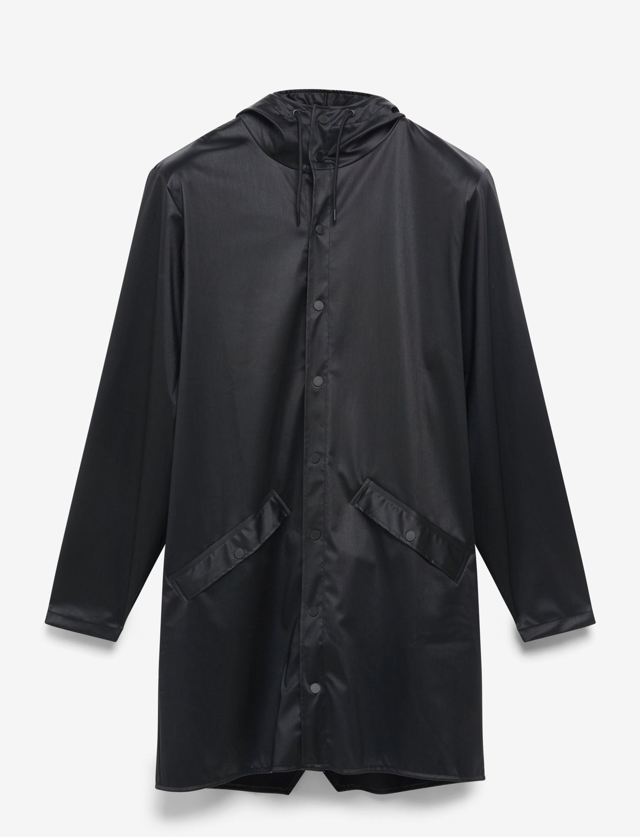 Rains - Long Jacket W3 - regnjackor - black grain - 1