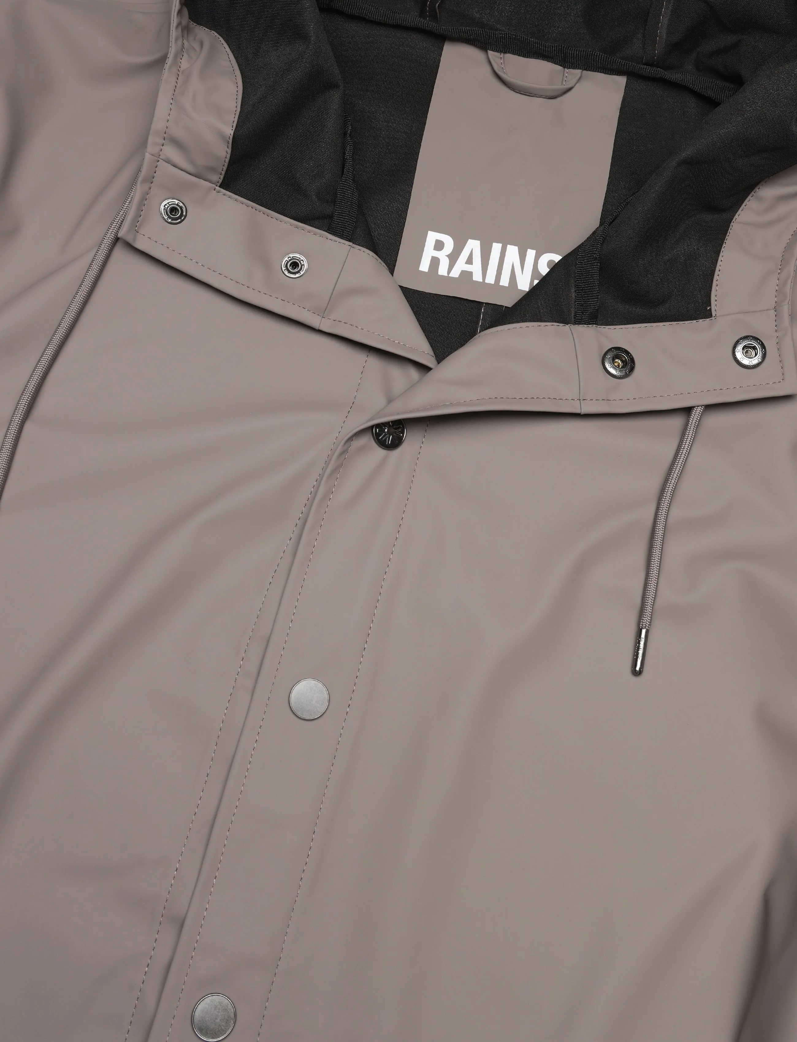 Rains - Long Jacket W3 - regnjackor - cinder - 2