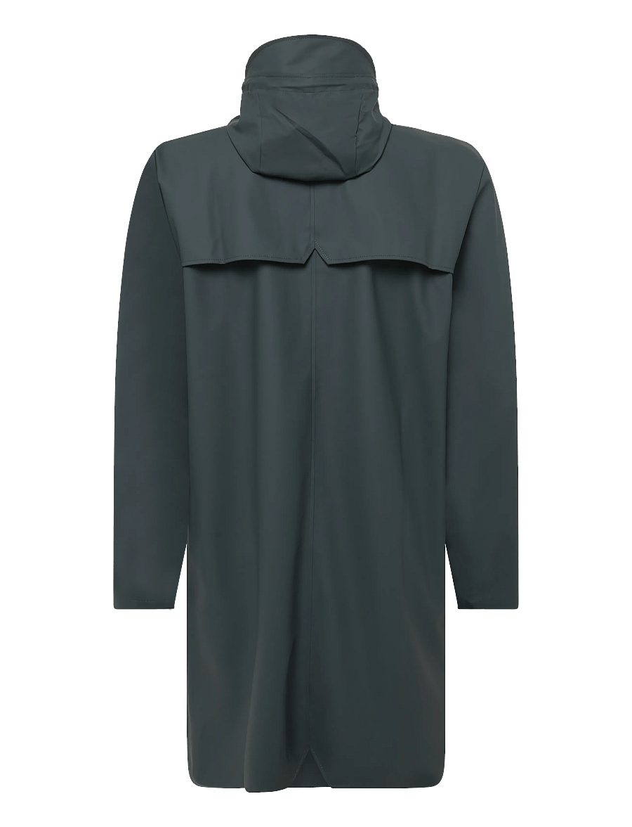 Rains - Long Jacket W3 - regenmäntel - dark grey - 1