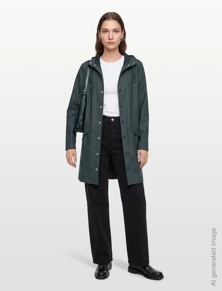 Rains - Long Jacket W3 - rain jackets - dark grey - 0