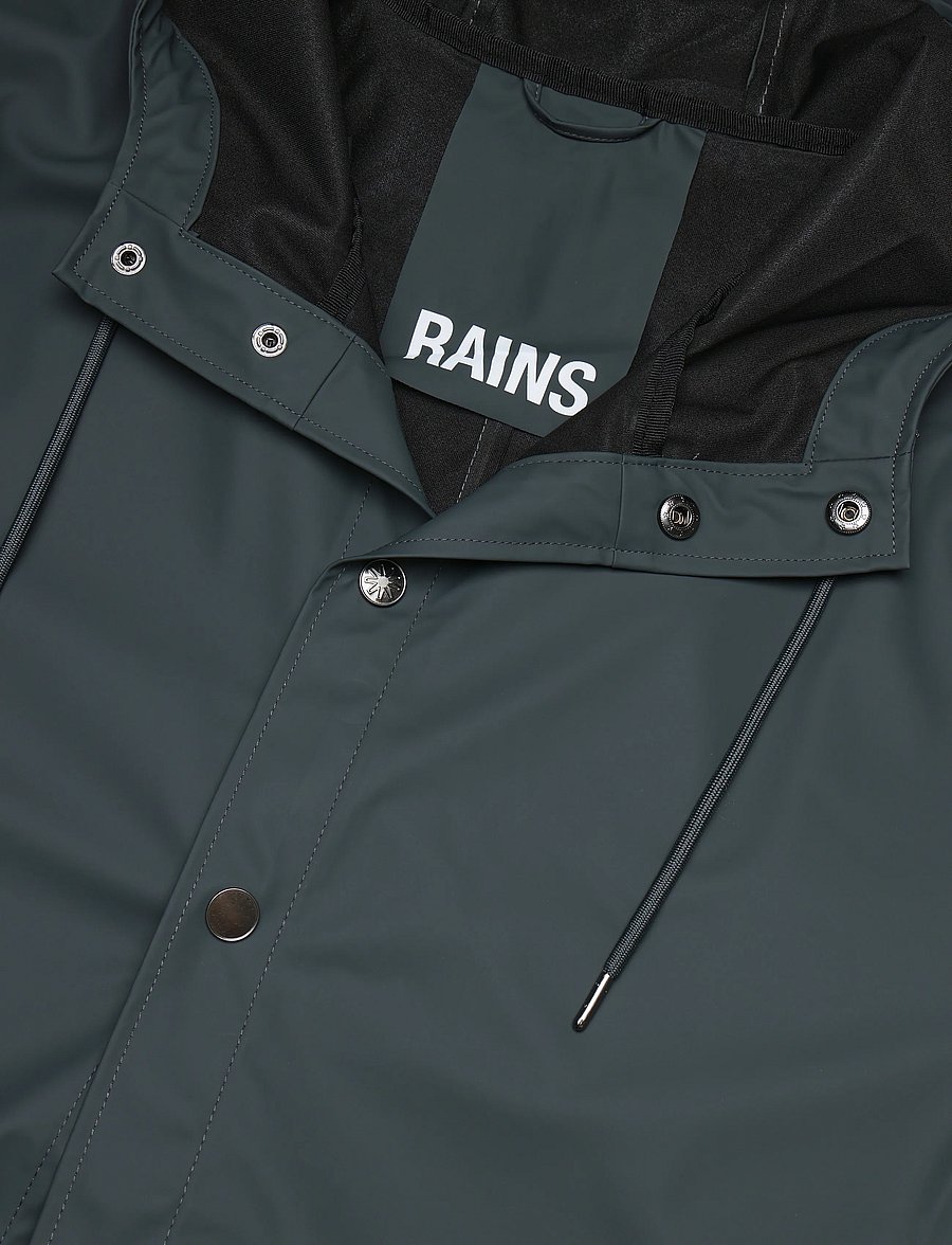 Rains - Long Jacket W3 - regenmäntel - dark grey - 2