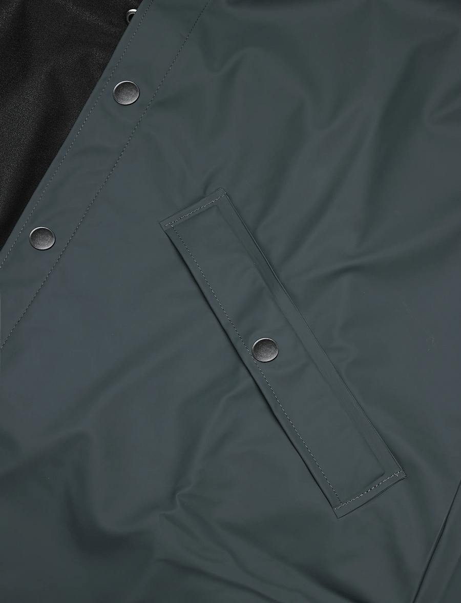 Rains - Long Jacket W3 - regenmäntel - dark grey - 3