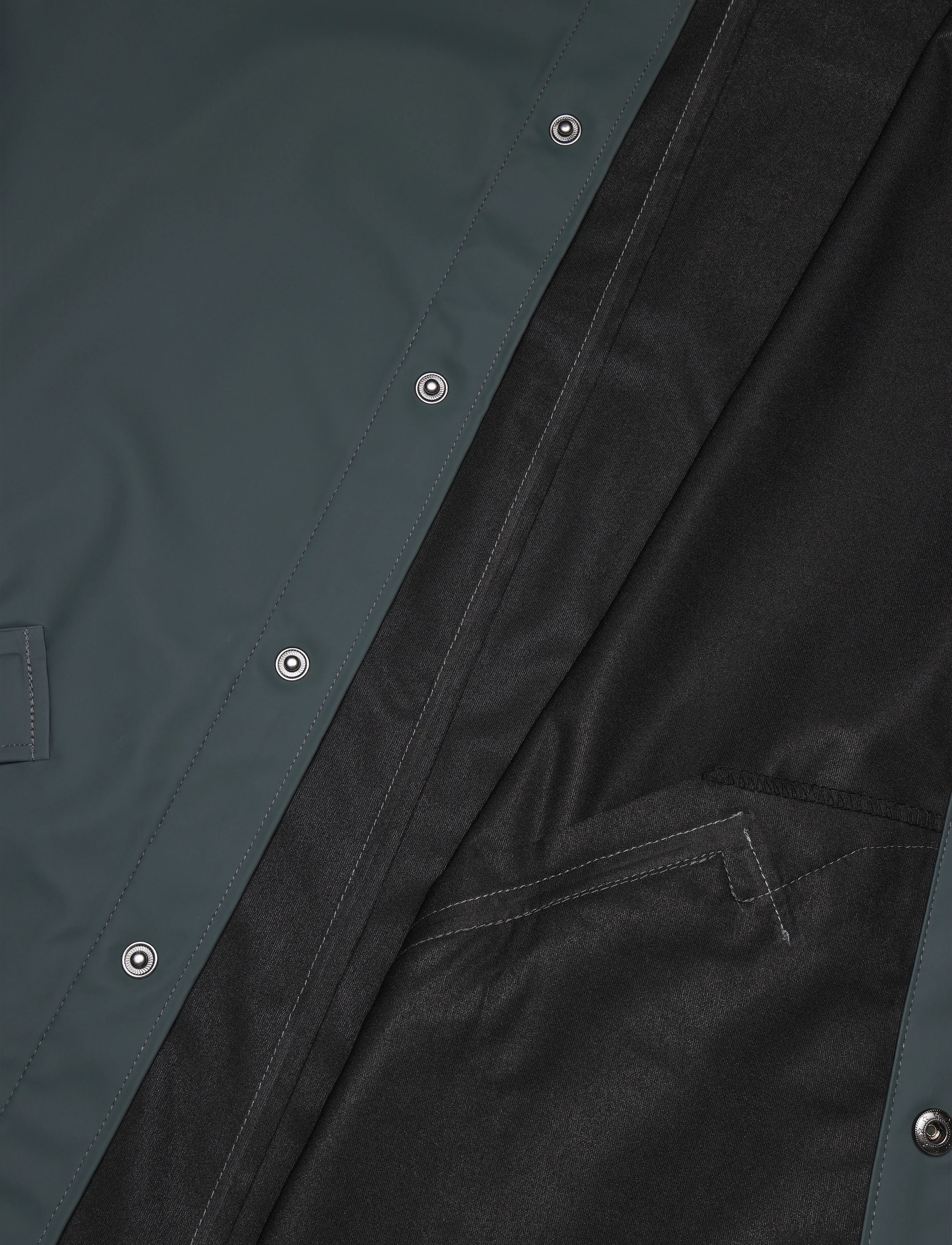 Rains - Long Jacket W3 - rain jackets - dark grey - 4