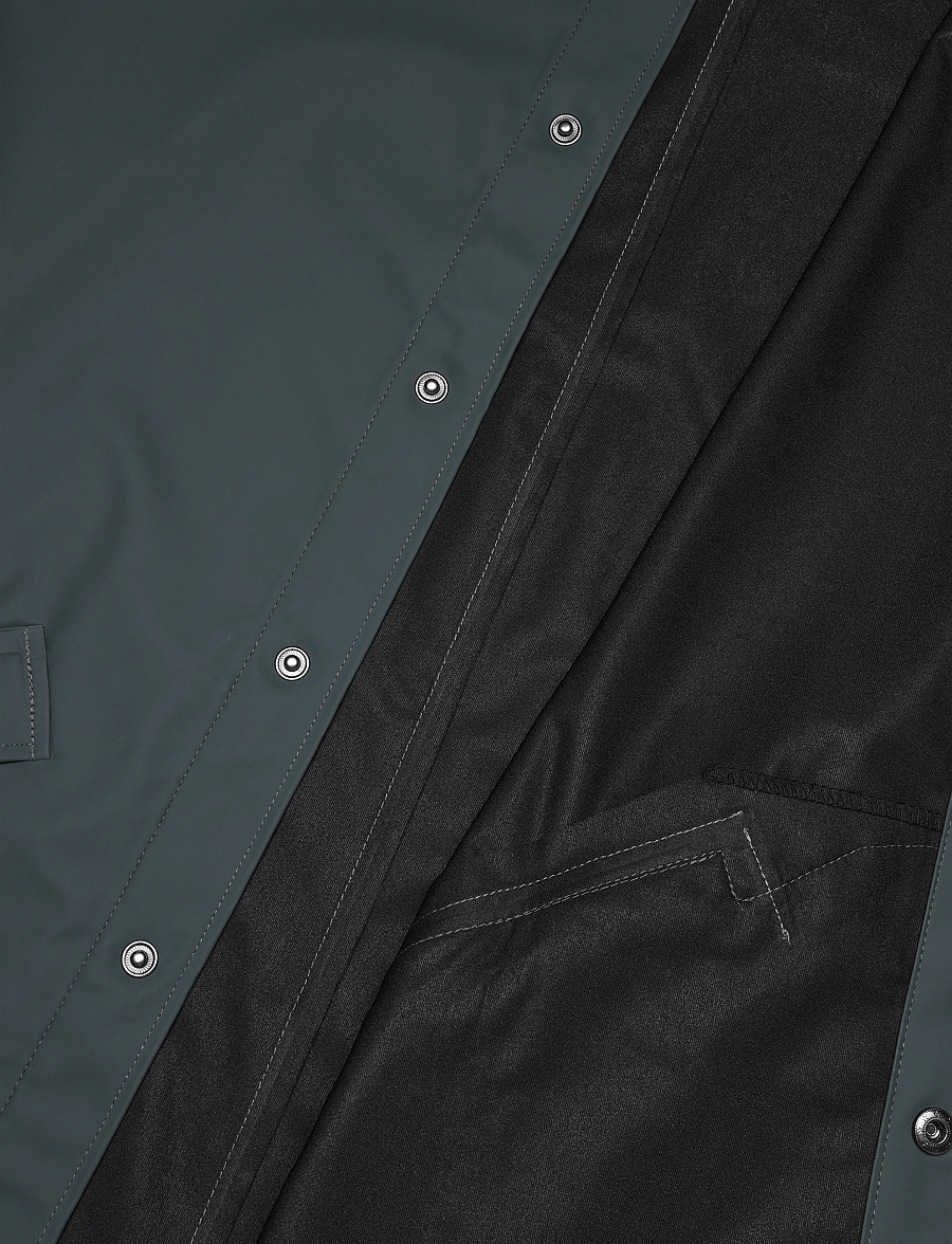 Rains - Long Jacket W3 - regenmäntel - dark grey - 4