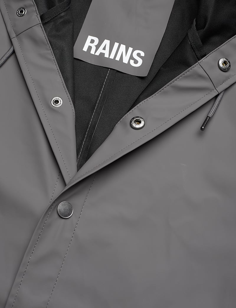 Rains - Long Jacket W3 - regenmäntel - grey - 4