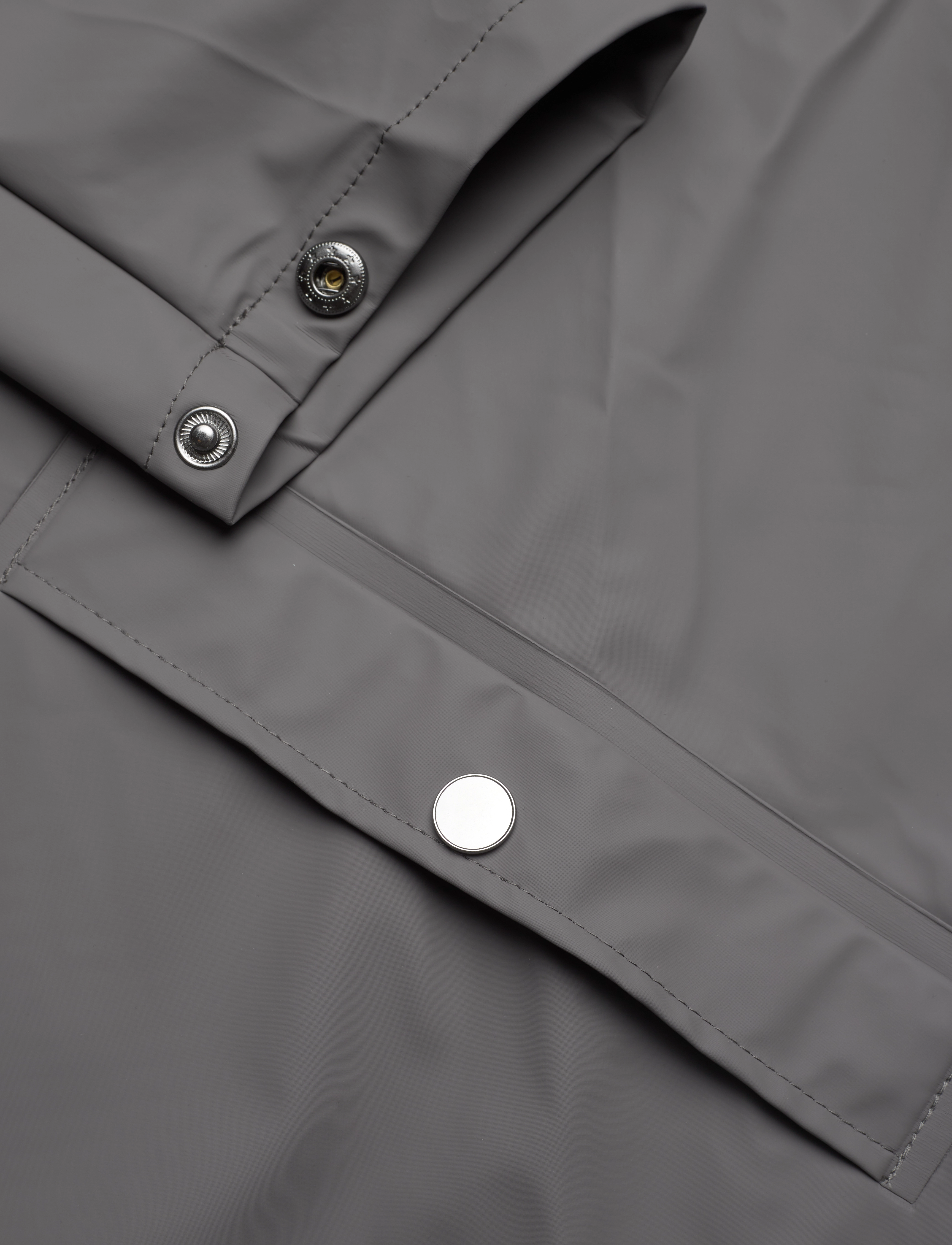 Rains - Long Jacket W3 - jackor - grey - 5