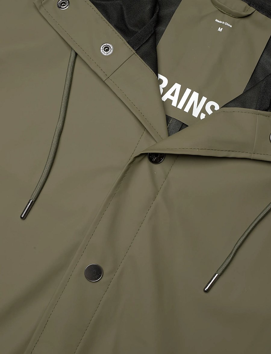 Rains - Long Jacket W3 - rain jackets - marsh - 2