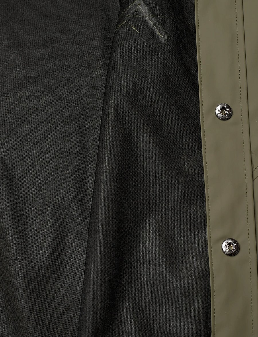 Rains - Long Jacket W3 - rain jackets - marsh - 4