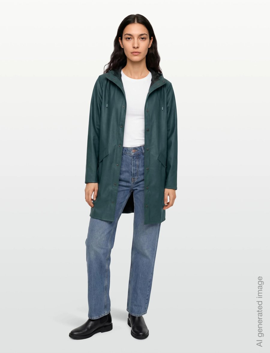 Rains - Long Jacket W3 - rain jackets - mystique - 0