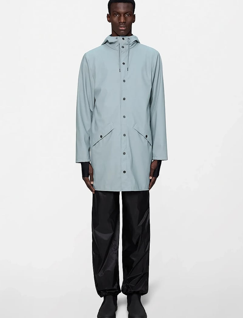 Rains - Long Jacket W3 - regenmäntel - pool - 0