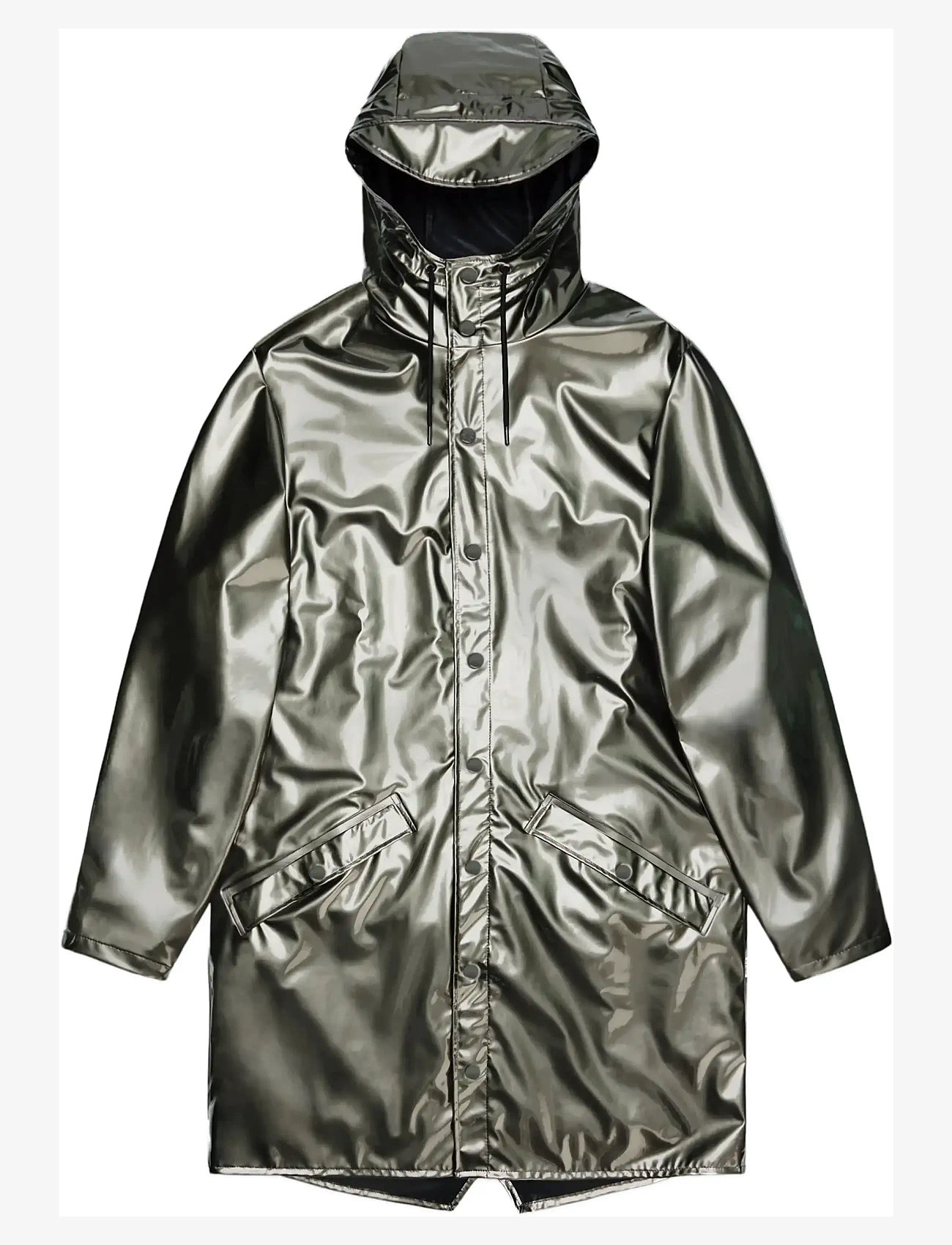 Rains - Long Jacket W3 - regenmäntel - raven - 1