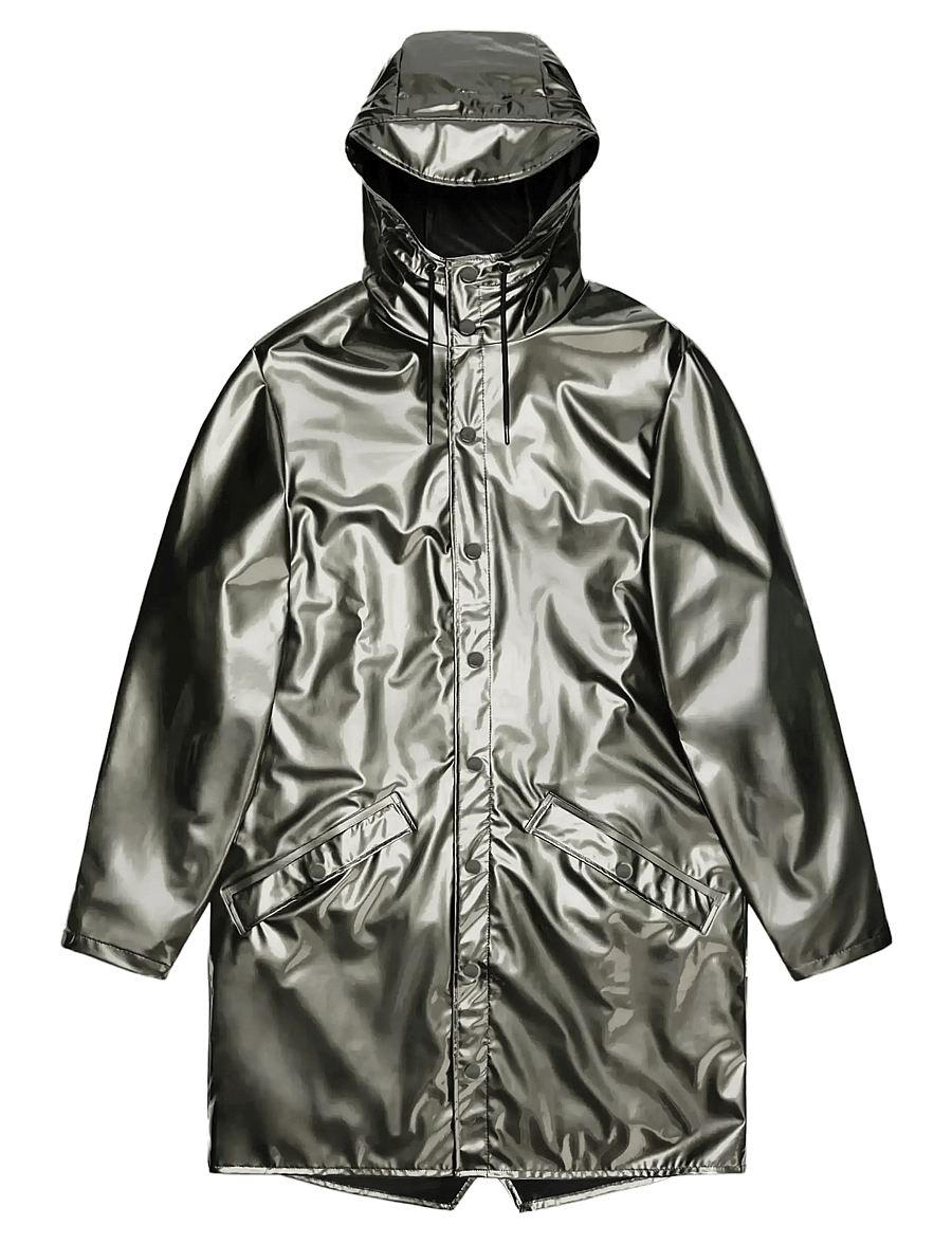 Rains - Long Jacket W3 - muotitrendit - raven - 1