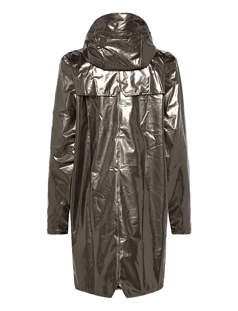 Rains - Long Jacket W3 - regenmäntel - raven - 2