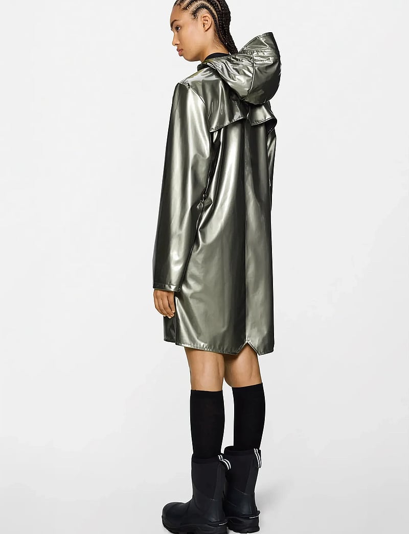 Rains - Long Jacket W3 - regenmäntel - raven - 3