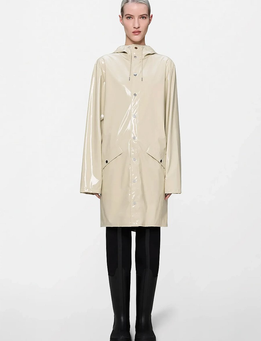 Rains - Long Jacket W3 - regenmäntel - shore - 2
