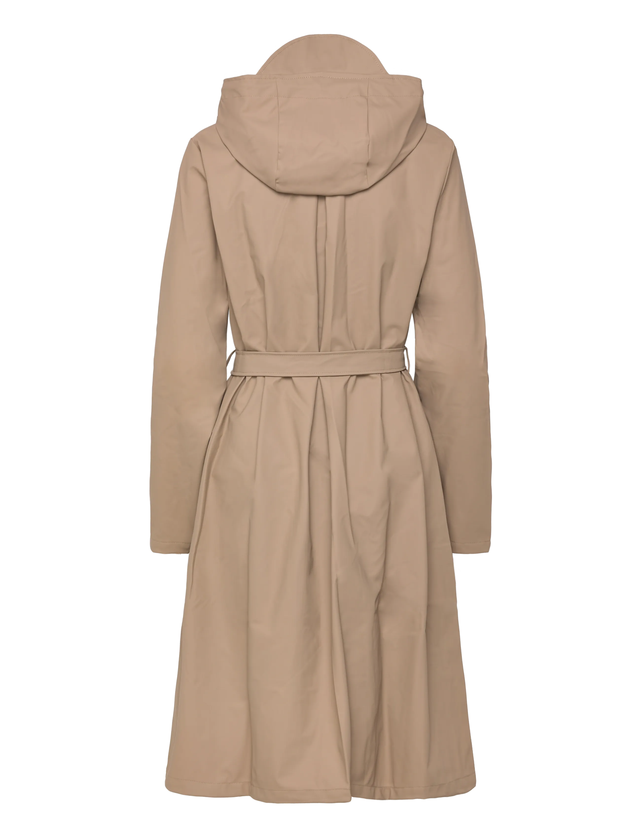Rains - A-Line Longer W Jacket W3 - regnjackor - beige - 2