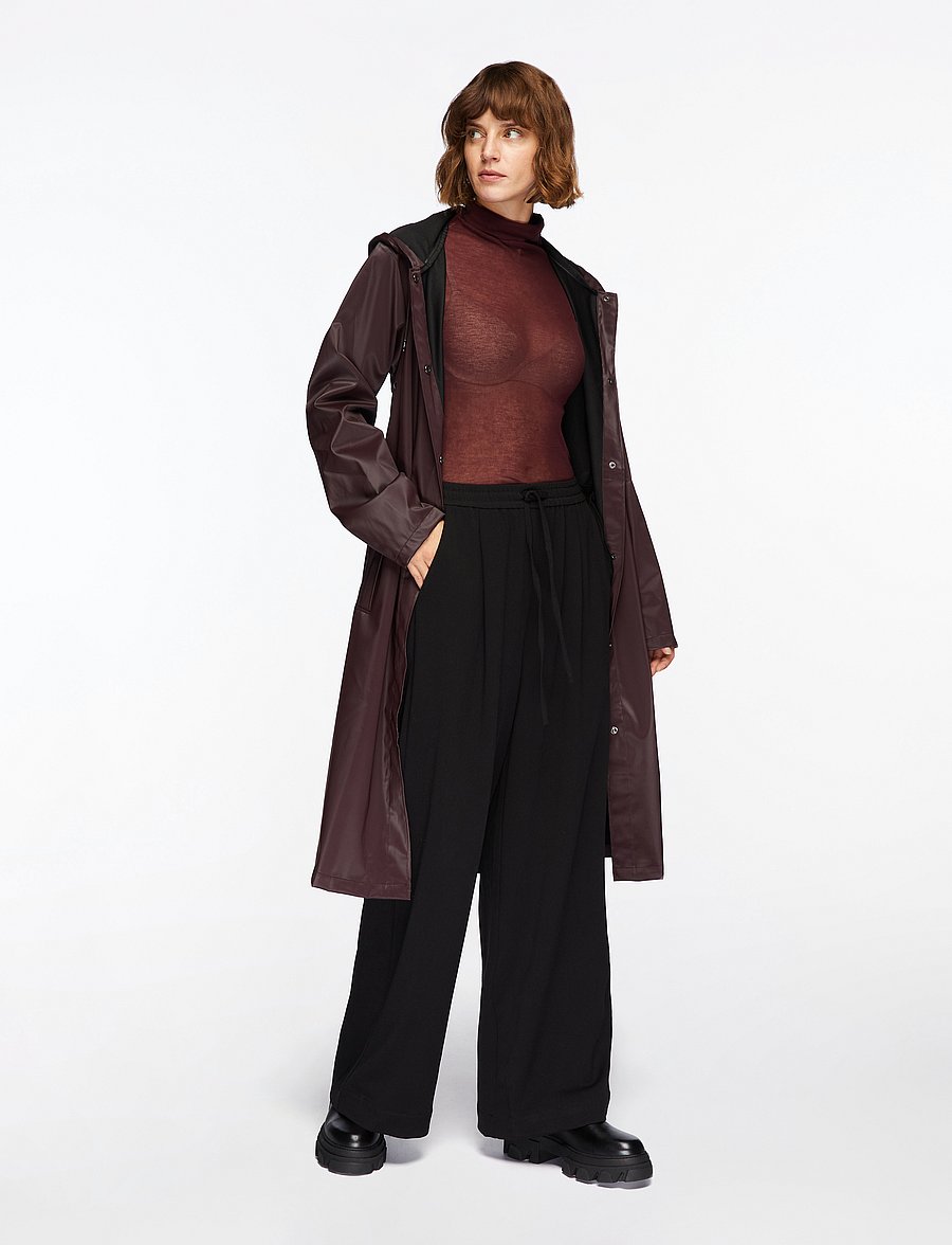 Rains - A-Line Longer W Jacket W3 - regnjackor - depth - 2