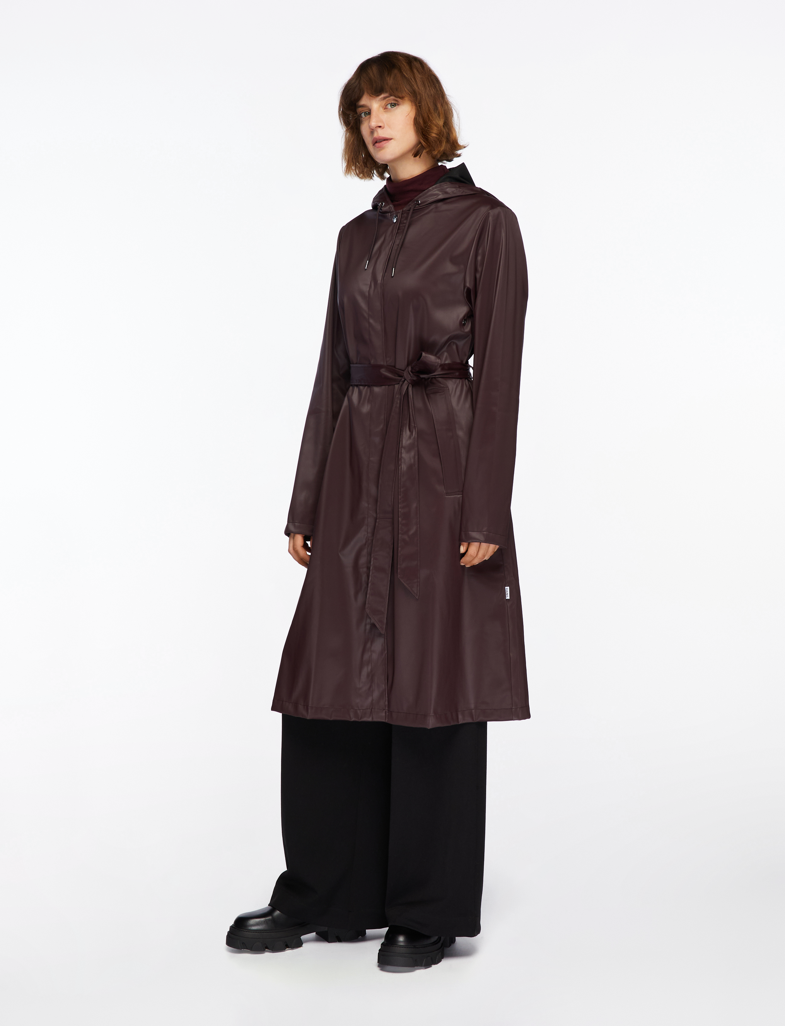 Rains - A-Line Longer W Jacket W3 - regnjackor - depth - 3