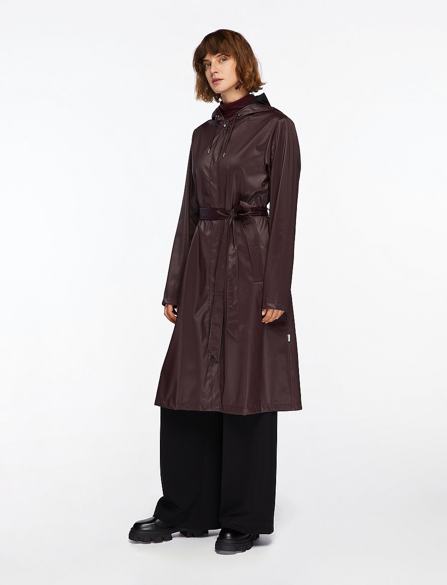 Rains - A-Line Longer W Jacket W3 - regnjackor - depth - 3