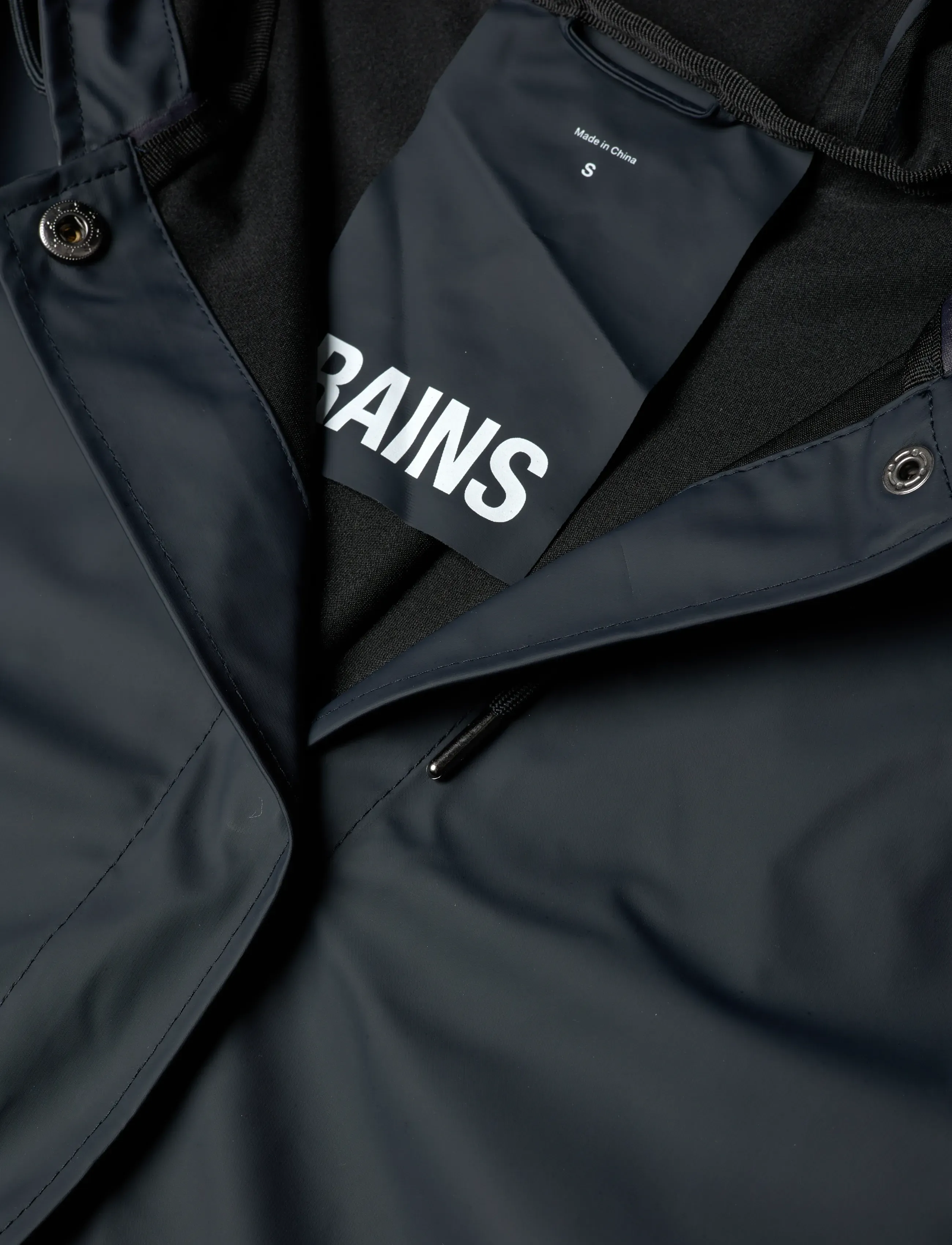 Rains - A-Line Longer W Jacket W3 - regnjackor - navy - 2