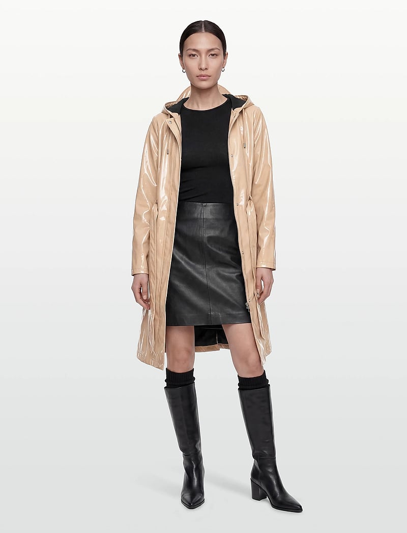 Rains - A-Line Longer W Jacket W3 - regnjakker - shore - 0