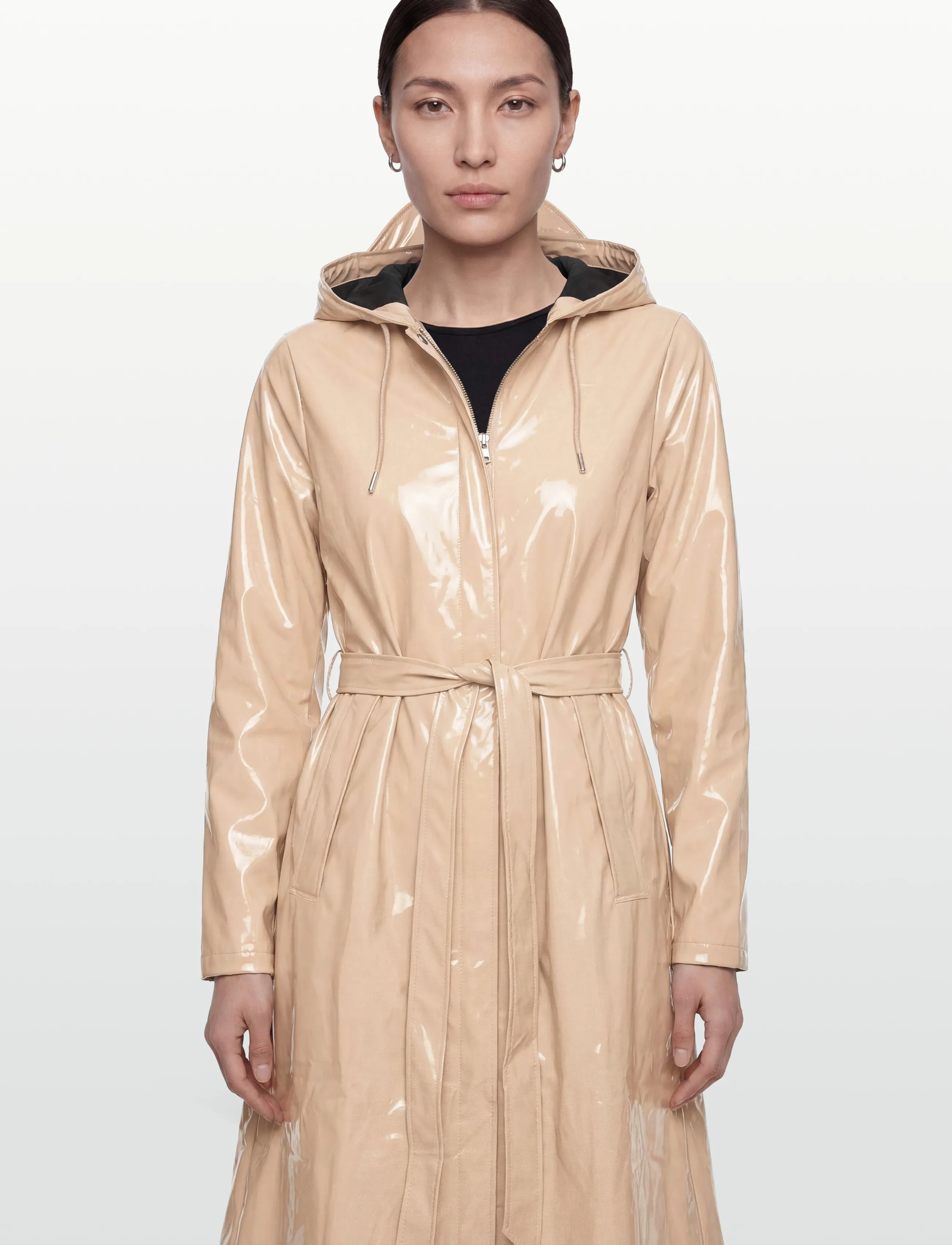 Rains - A-Line Longer W Jacket W3 - rain jackets - shore - 3