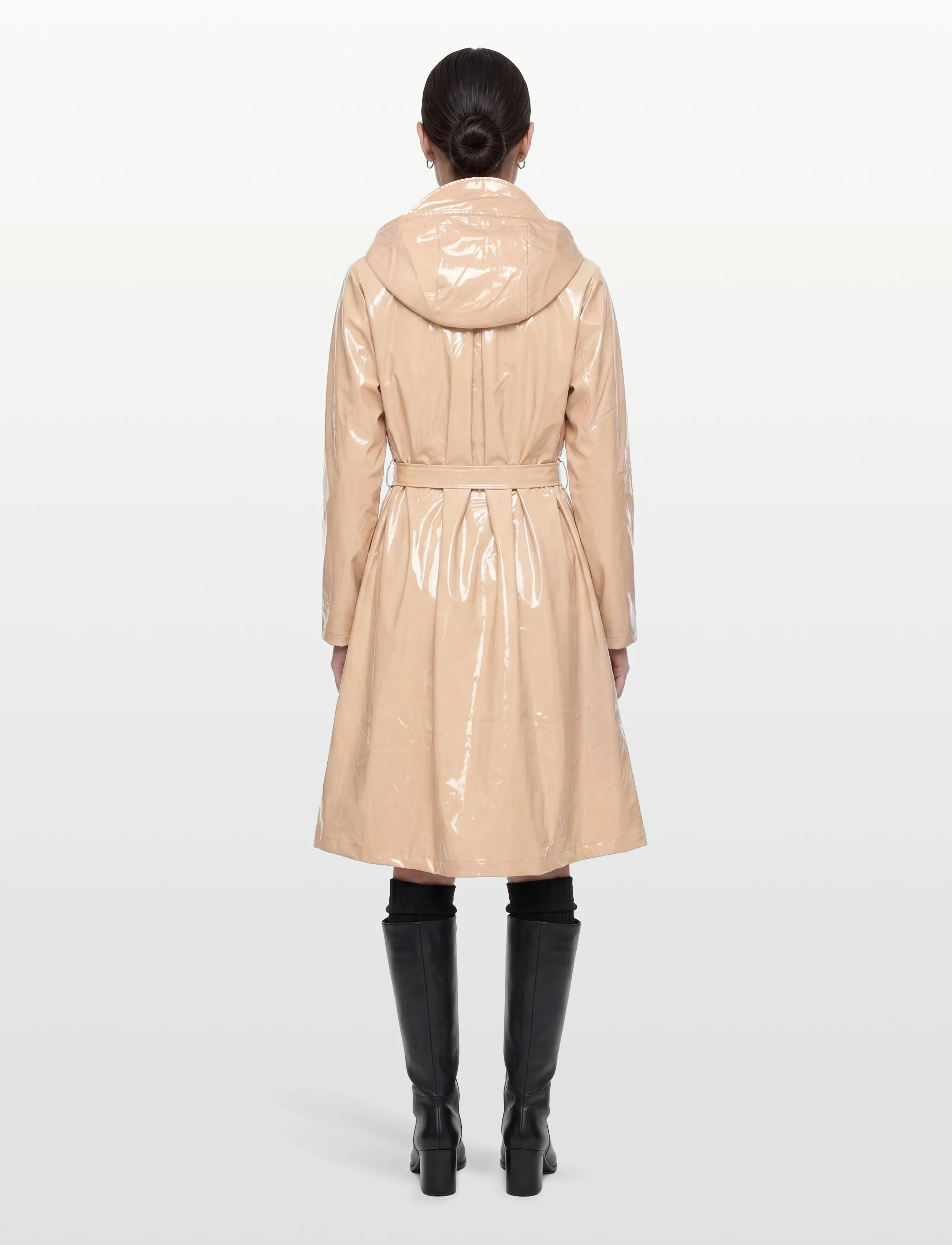 Rains - A-Line Longer W Jacket W3 - rain jackets - shore - 4