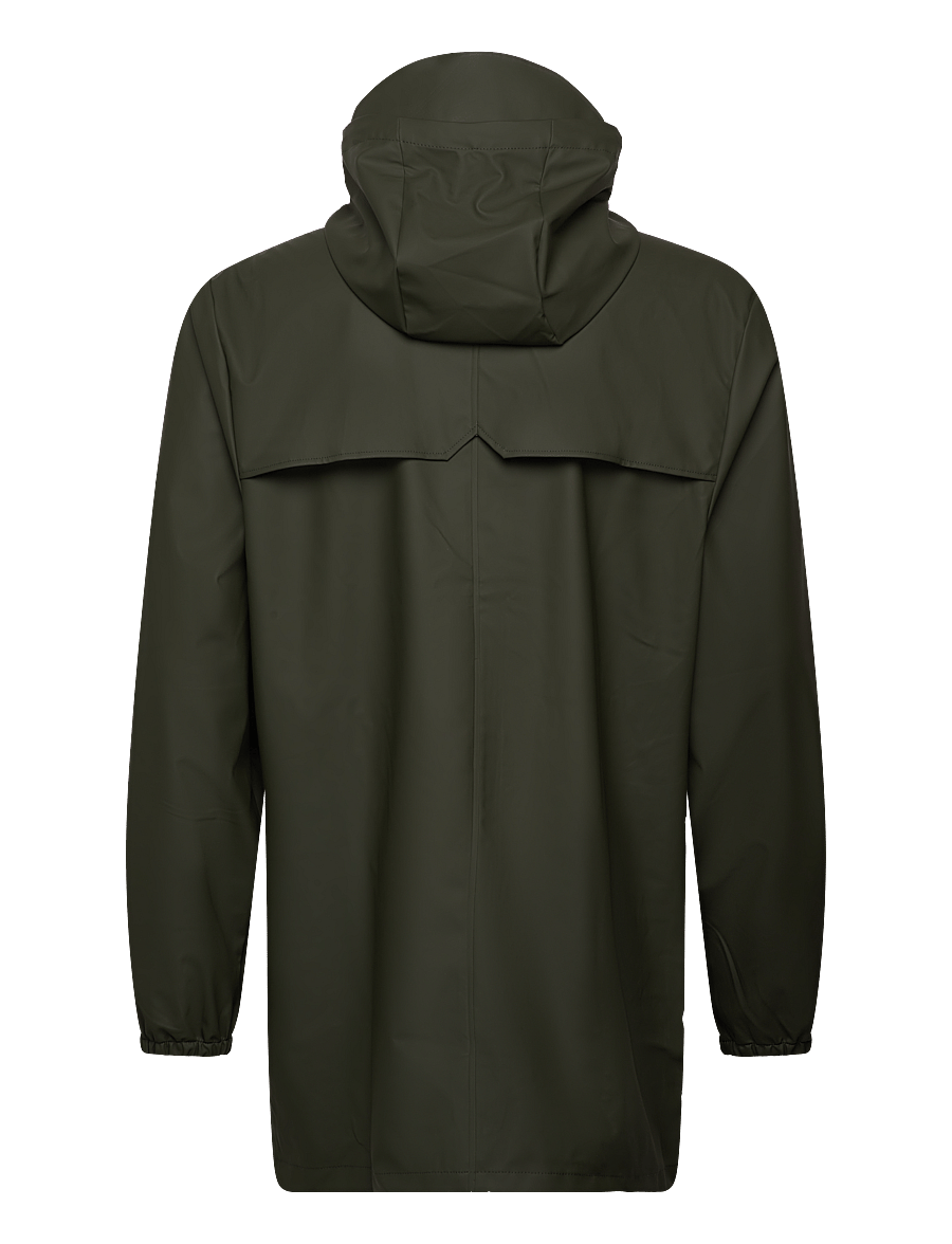 Rains - Cargo Long Jacket W3 - lietpalčiai - green - 2